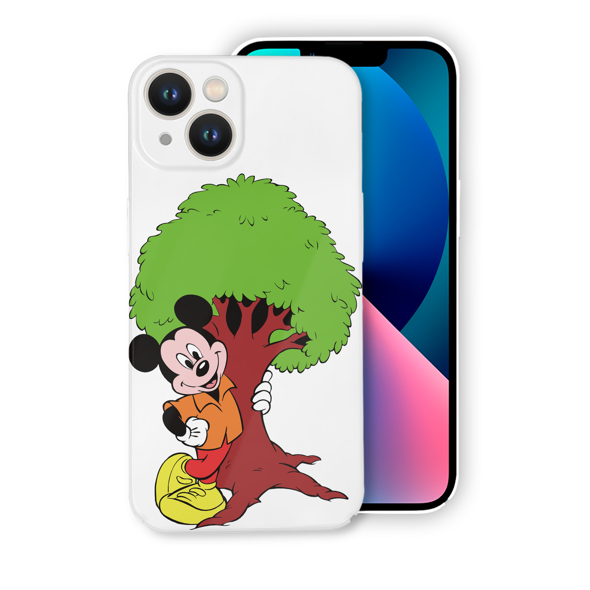 （画像用） ミッキーマウス Mickey Mouse 【iPhone 14シリーズ対応】ハードケース