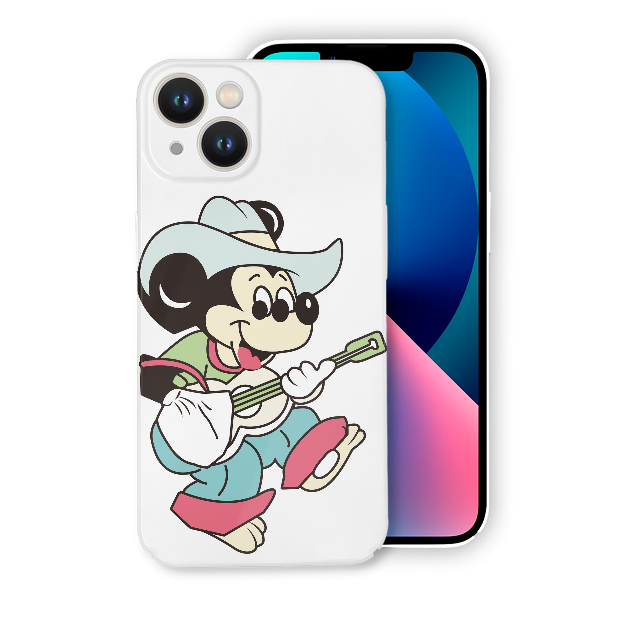 （画像用） ミッキーマウス Mickey Mouse 【iPhone 14シリーズ対応】ハードケース