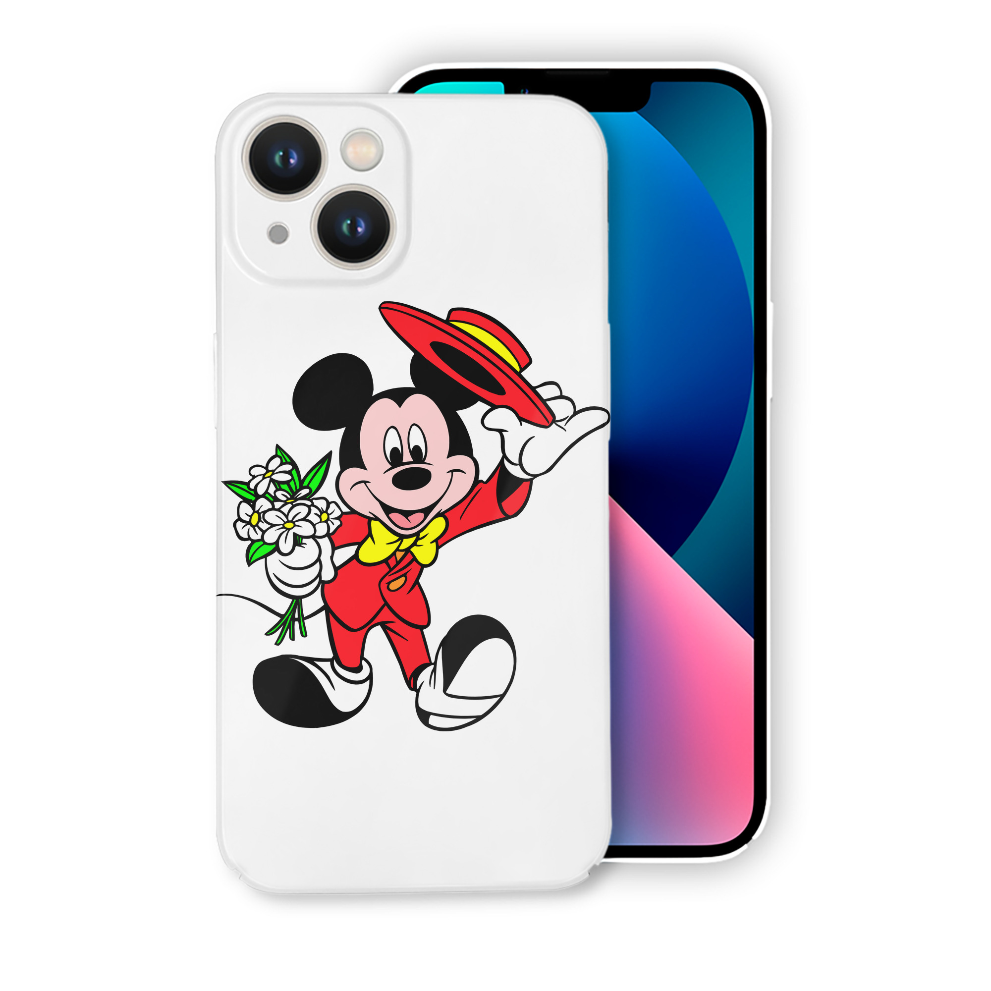 （画像用） ミッキーマウス Mickey Mouse 【iPhone 14シリーズ対応】ハードケース
