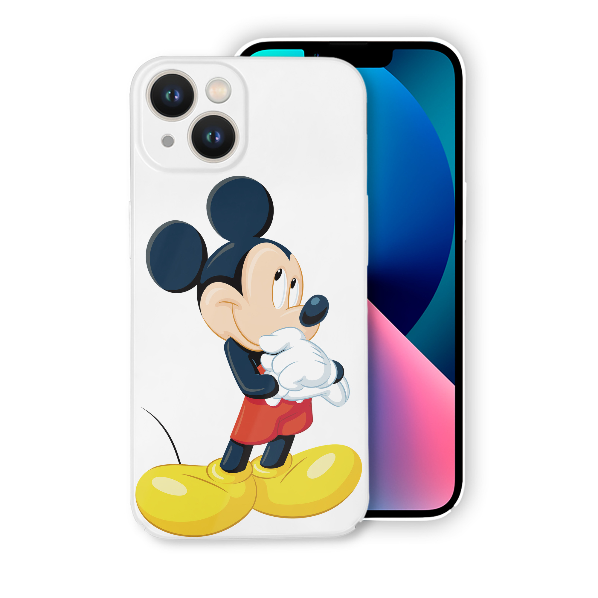 （画像用） ミッキーマウス Mickey Mouse 【iPhone 14シリーズ対応】ハードケース