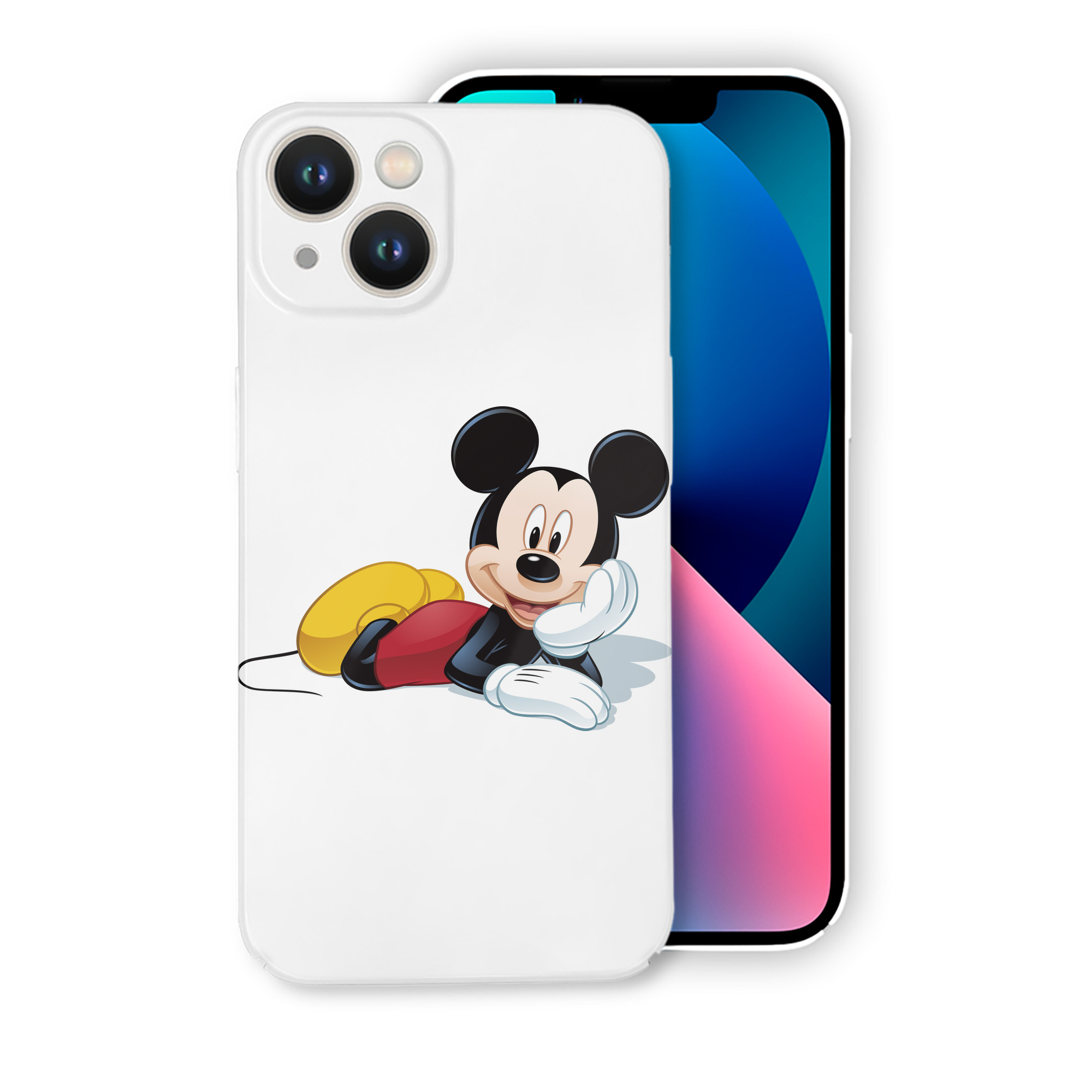 （画像用） ミッキーマウス Mickey Mouse 【iPhone 14シリーズ対応】ハードケース