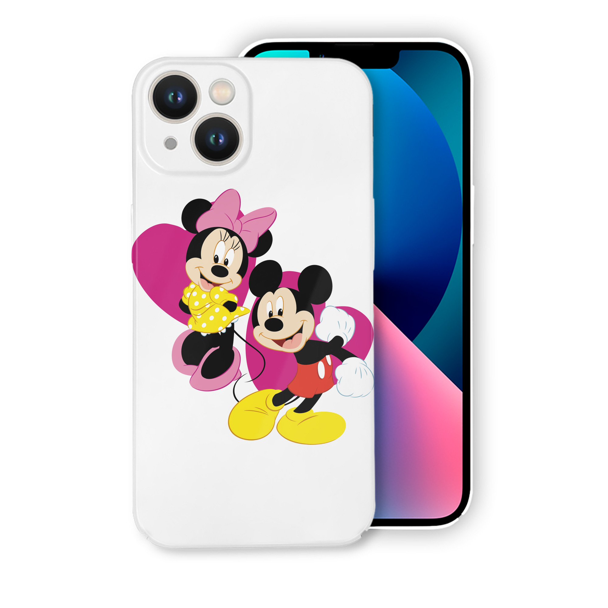 （画像用） ミッキーマウス Mickey Mouse 【iPhone 14シリーズ対応】ハードケース