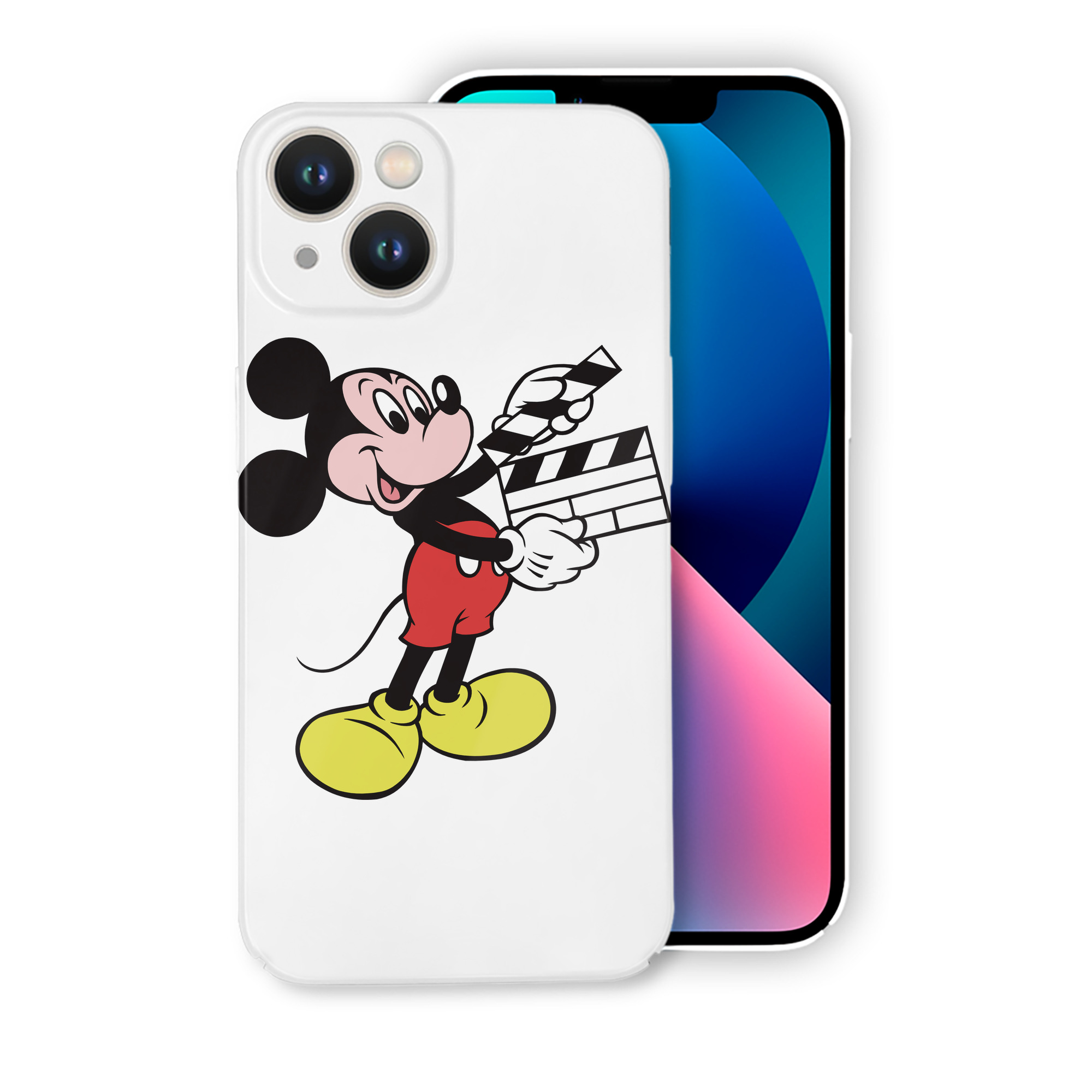 （画像用） ミッキーマウス Mickey Mouse 【iPhone 14シリーズ対応】ハードケース