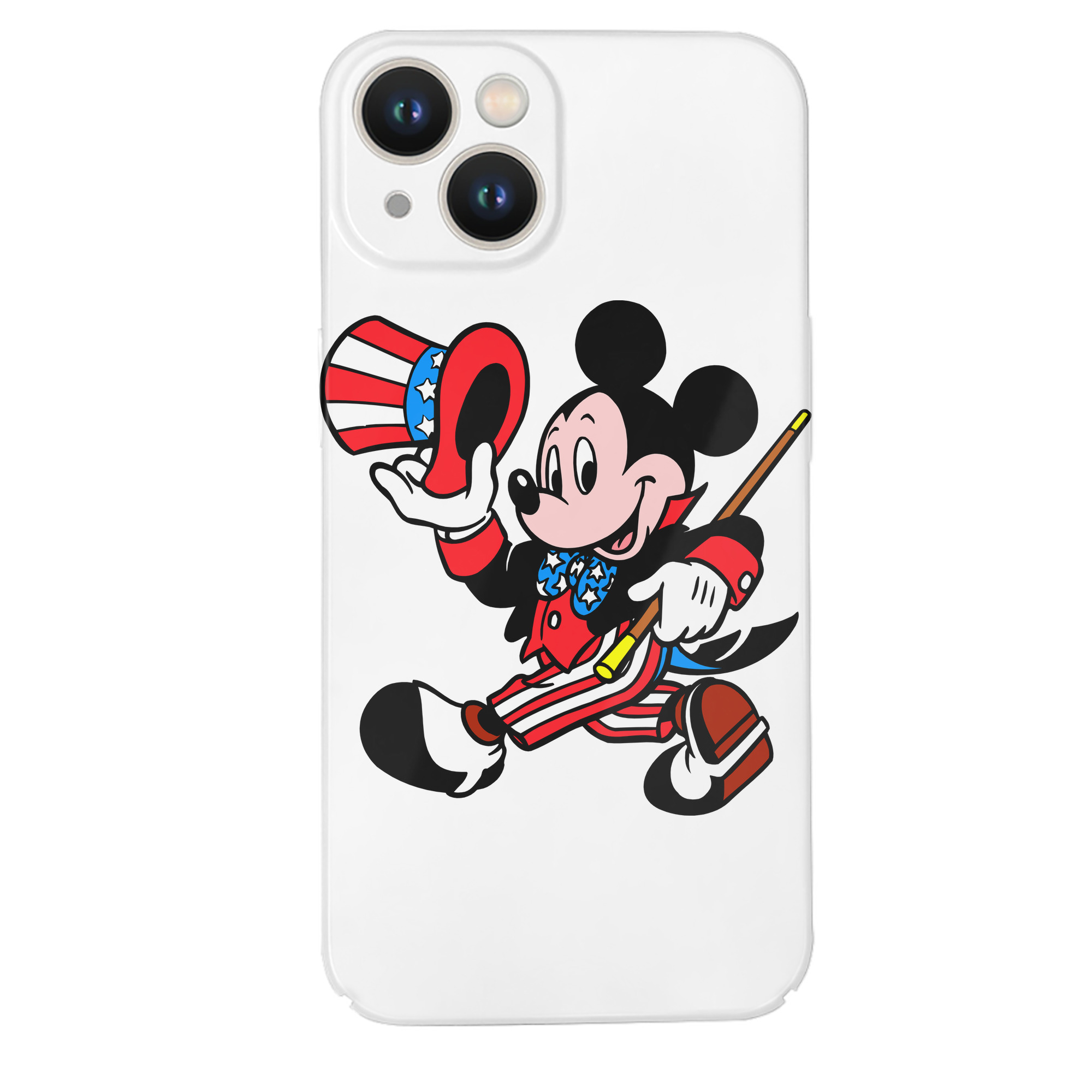 （画像用） ミッキーマウス Mickey Mouse 【iPhone 14シリーズ対応】ハードケース