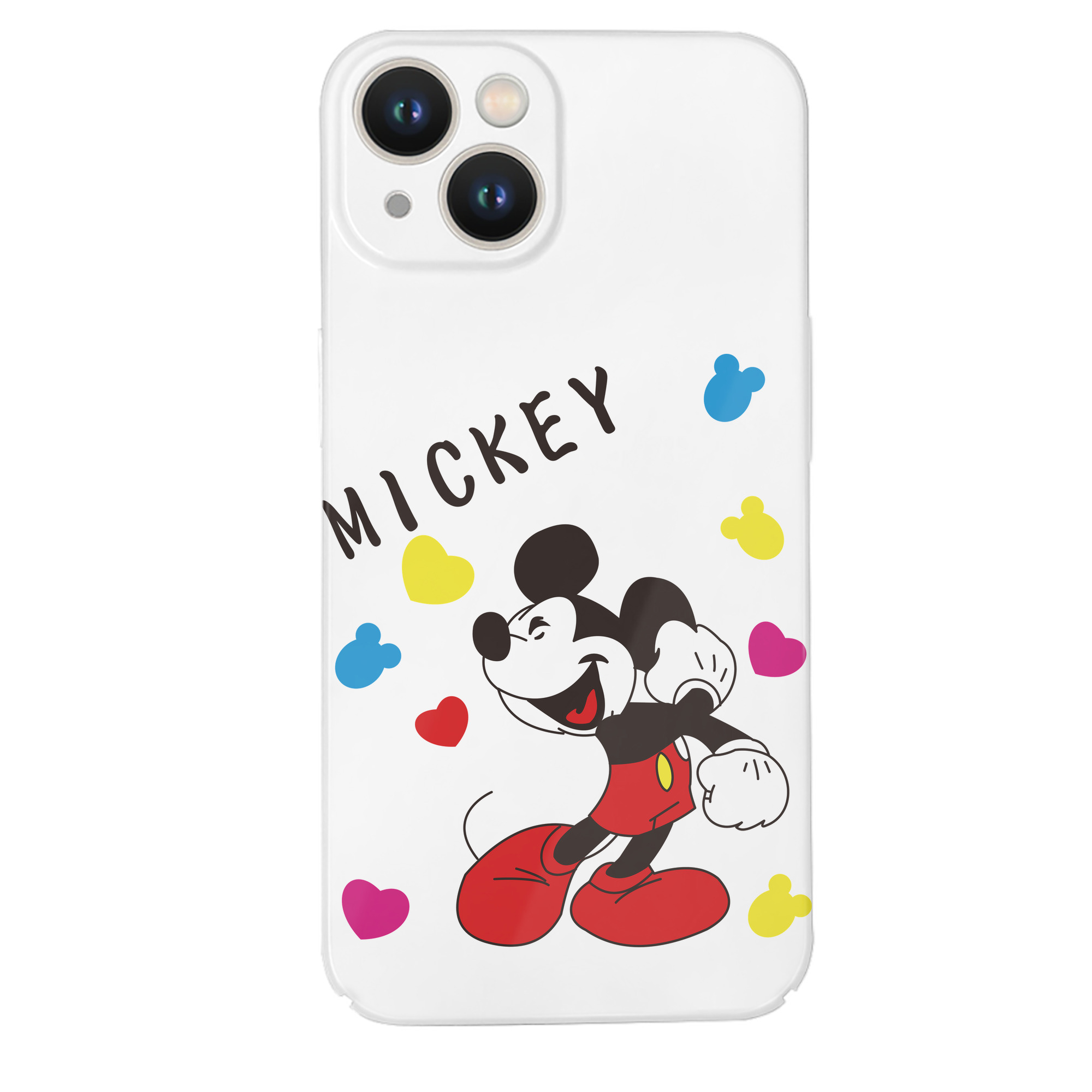 （画像用） ミッキーマウス Mickey Mouse 【iPhone 14シリーズ対応】ハードケース