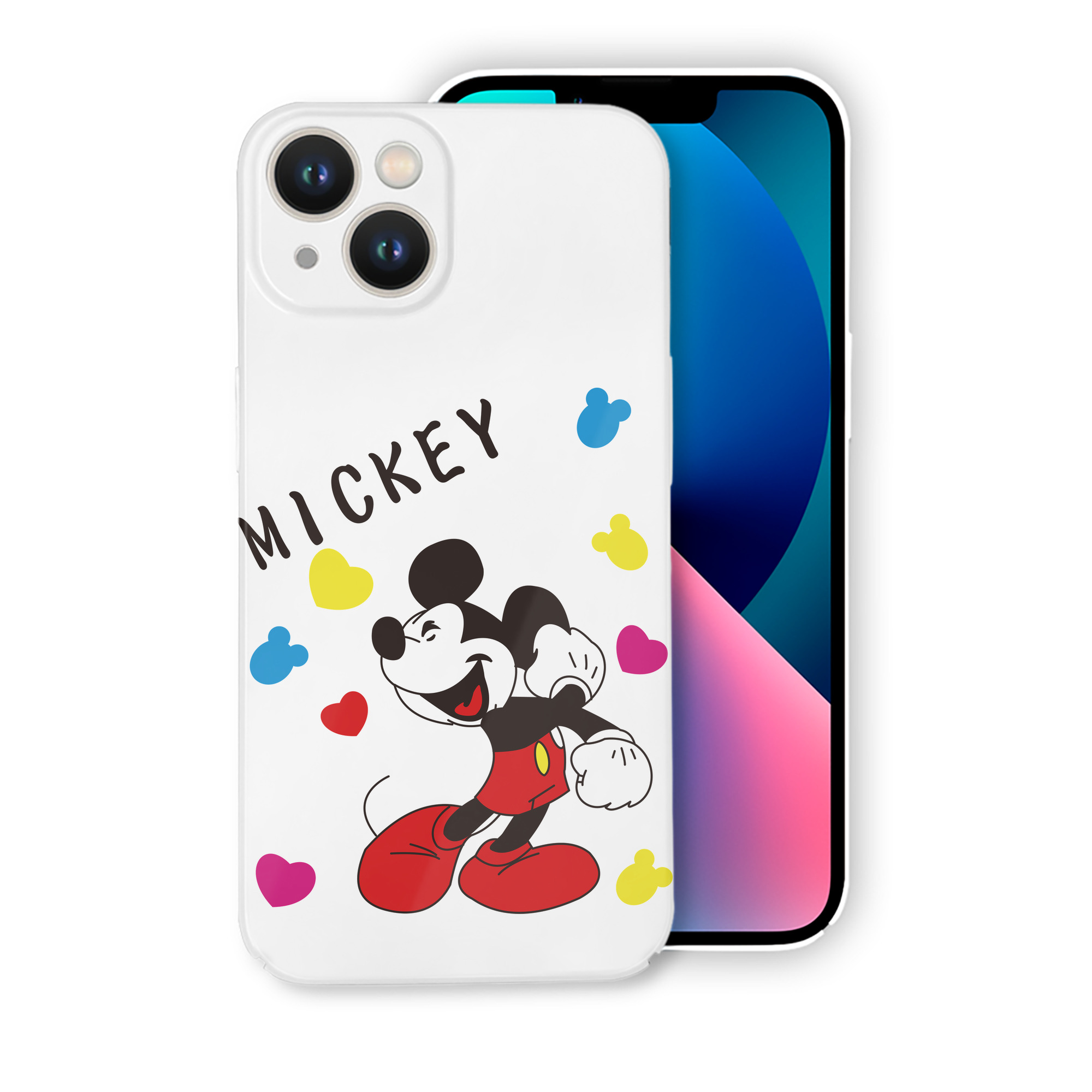 （画像用） ミッキーマウス Mickey Mouse 【iPhone 14シリーズ対応】ハードケース