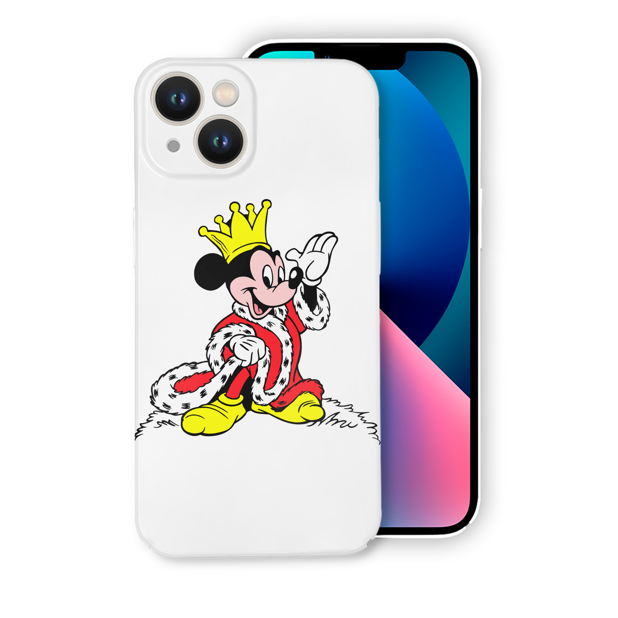 （画像用） ミッキーマウス Mickey Mouse 【iPhone 14シリーズ対応】ハードケース