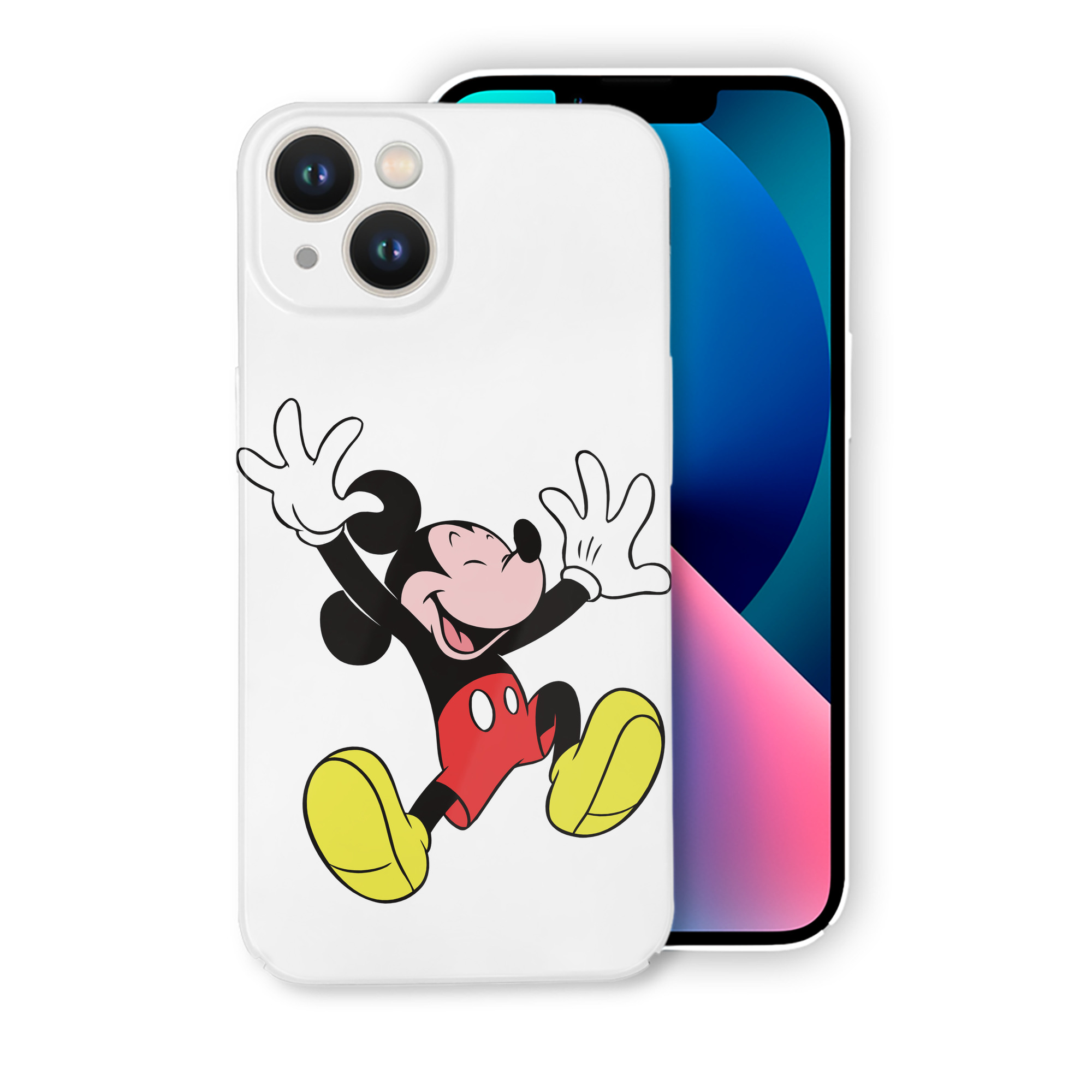 （画像用） ミッキーマウス Mickey Mouse 【iPhone 14シリーズ対応】ハードケース