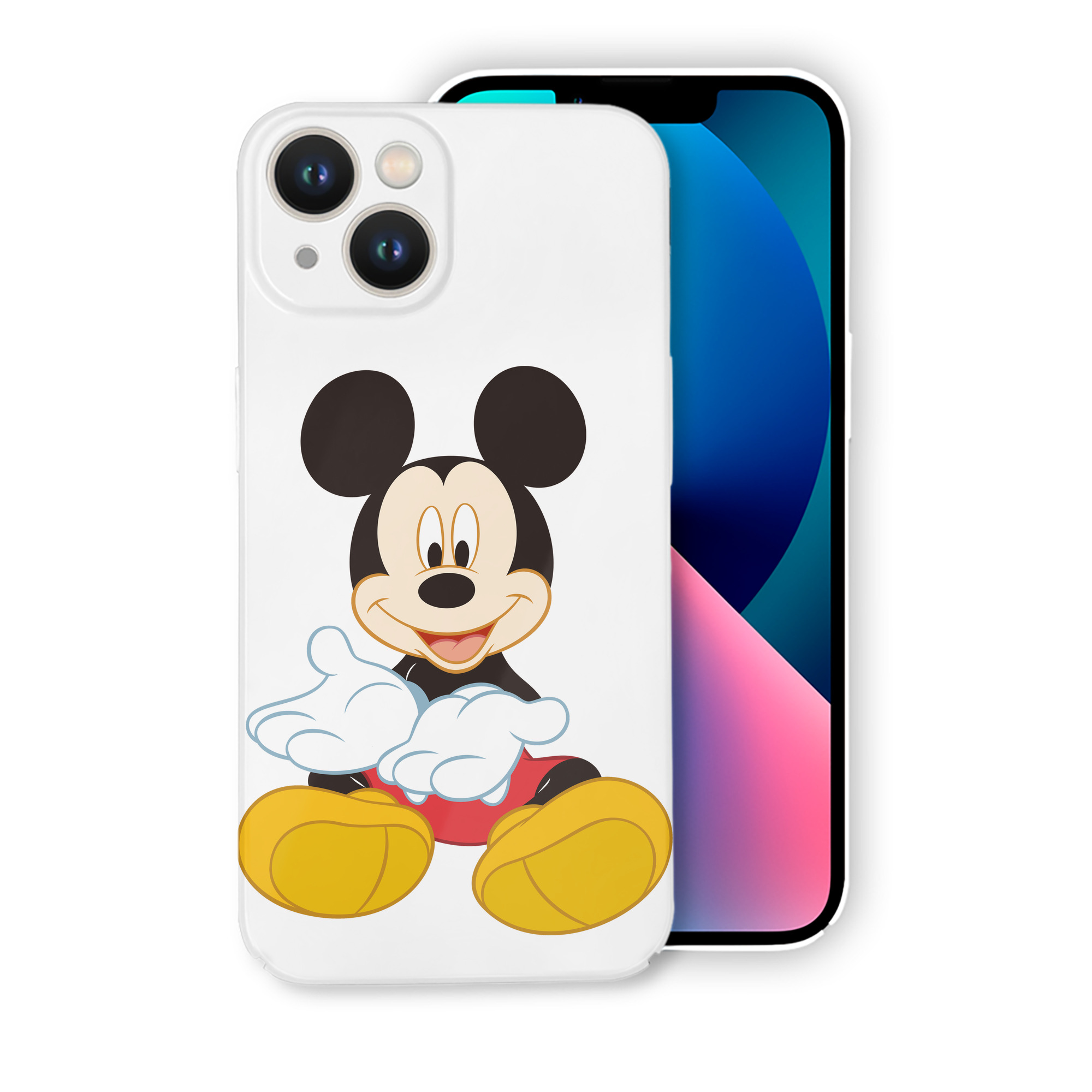 （画像用） ミッキーマウス Mickey Mouse 【iPhone 14シリーズ対応】ハードケース