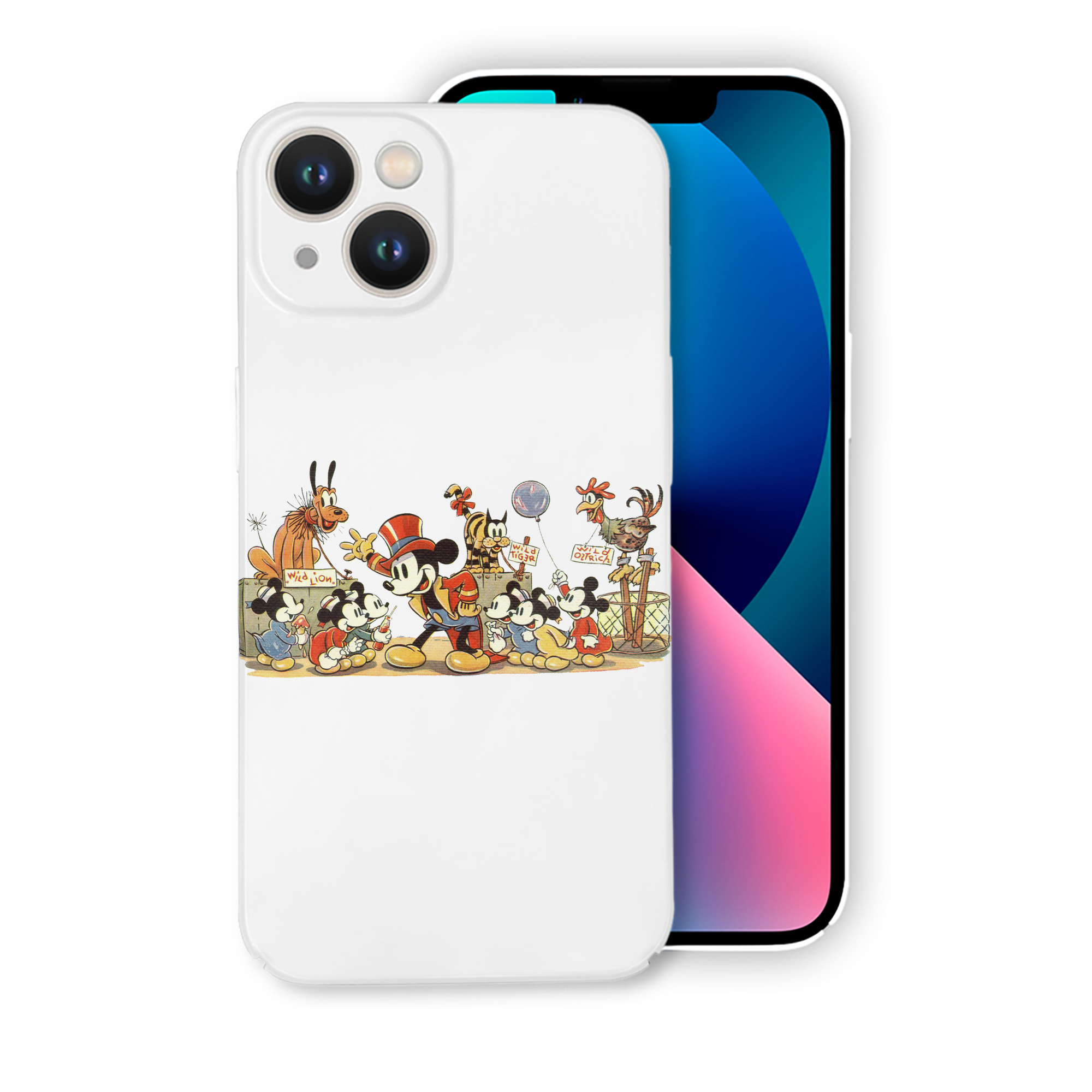 （画像用） ミッキーマウス Mickey Mouse 【iPhone 14シリーズ対応】ハードケース