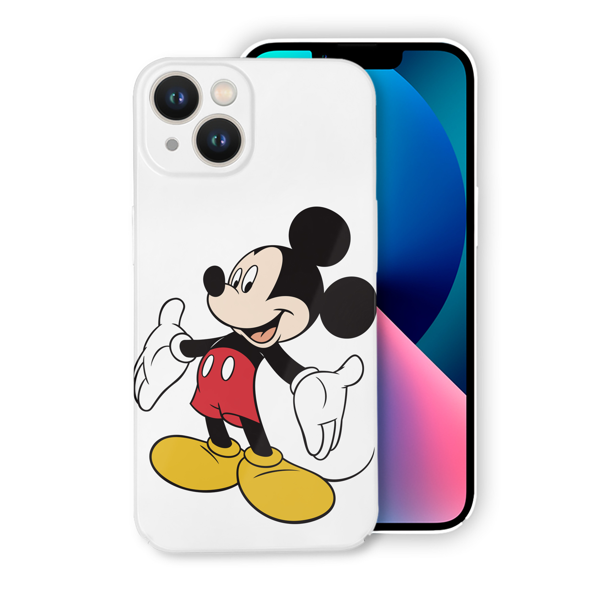 （画像用） ミッキーマウス Mickey Mouse 【iPhone 14シリーズ対応】ハードケース
