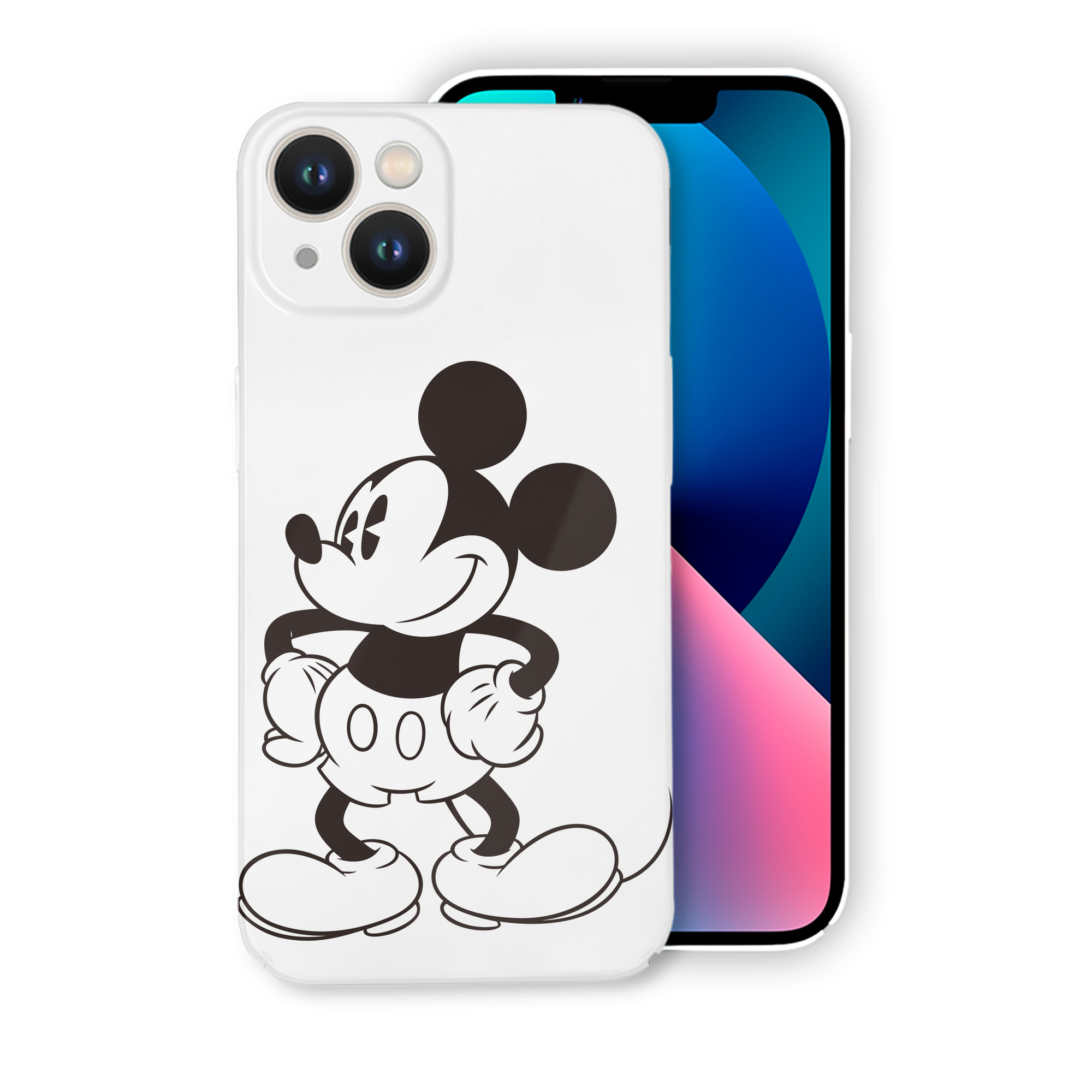 （画像用） ミッキーマウス Mickey Mouse 【iPhone 14シリーズ対応】ハードケース