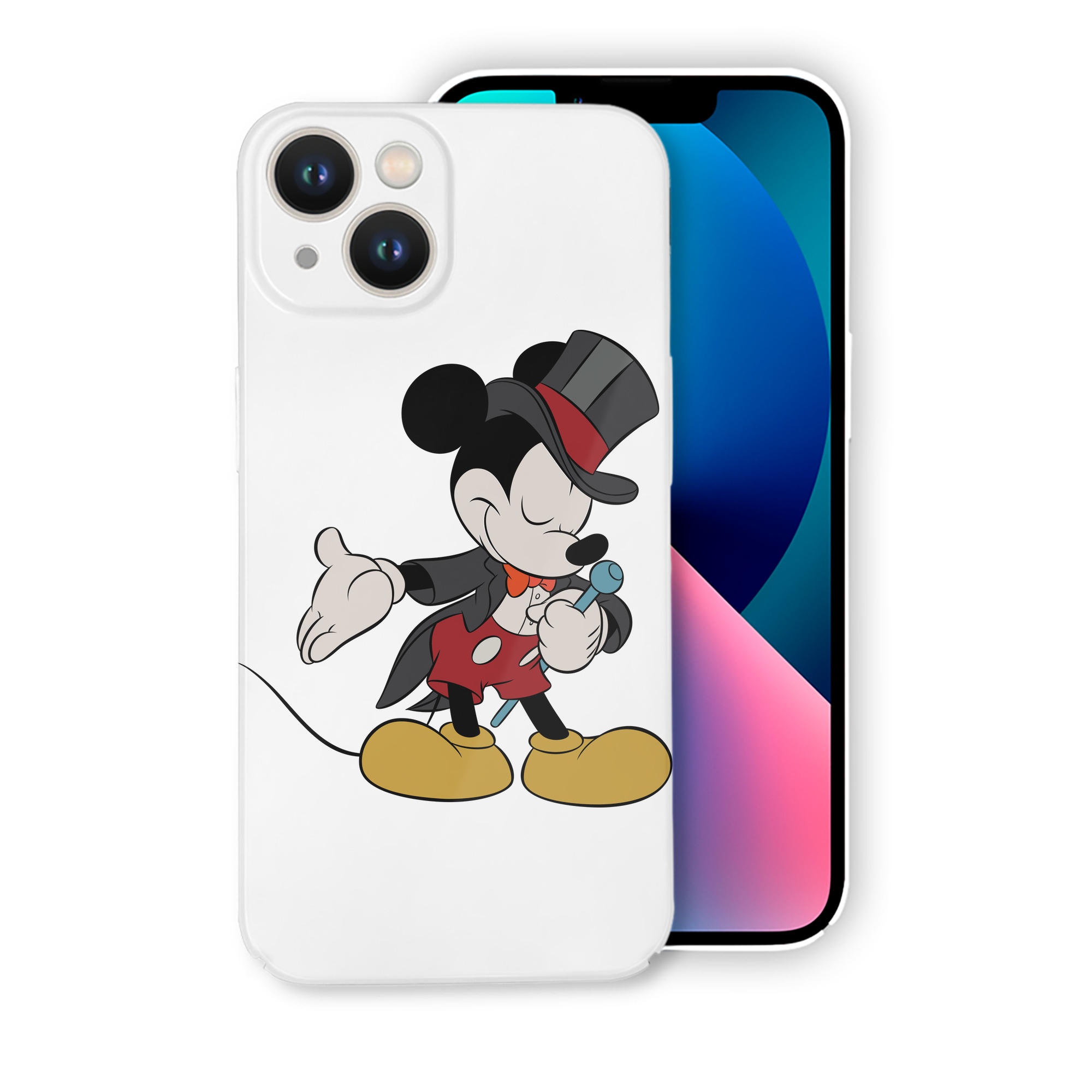 （画像用） ミッキーマウス Mickey Mouse 【iPhone 14シリーズ対応】ハードケース