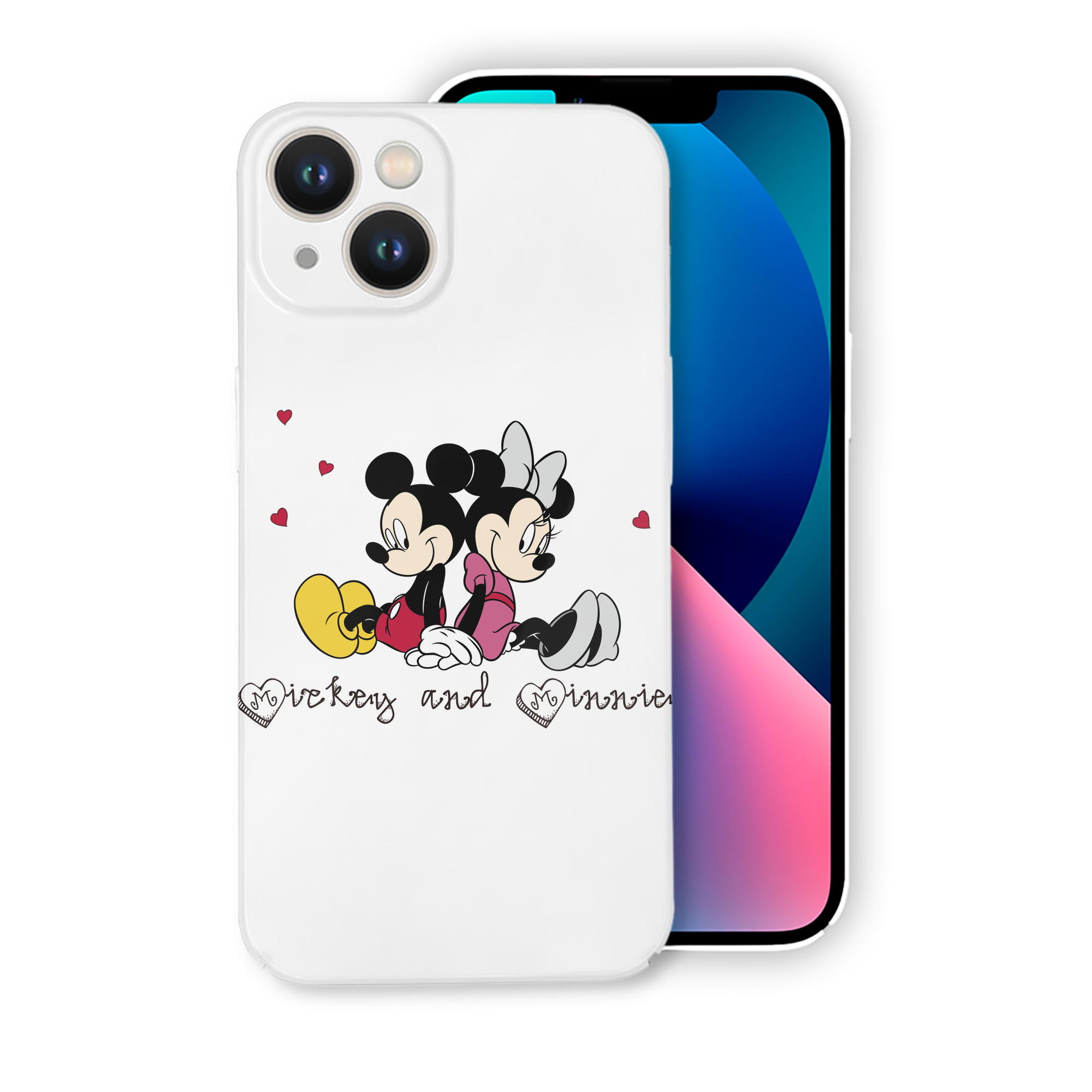 （画像用） ミッキーマウス Mickey Mouse 【iPhone 14シリーズ対応】ハードケース