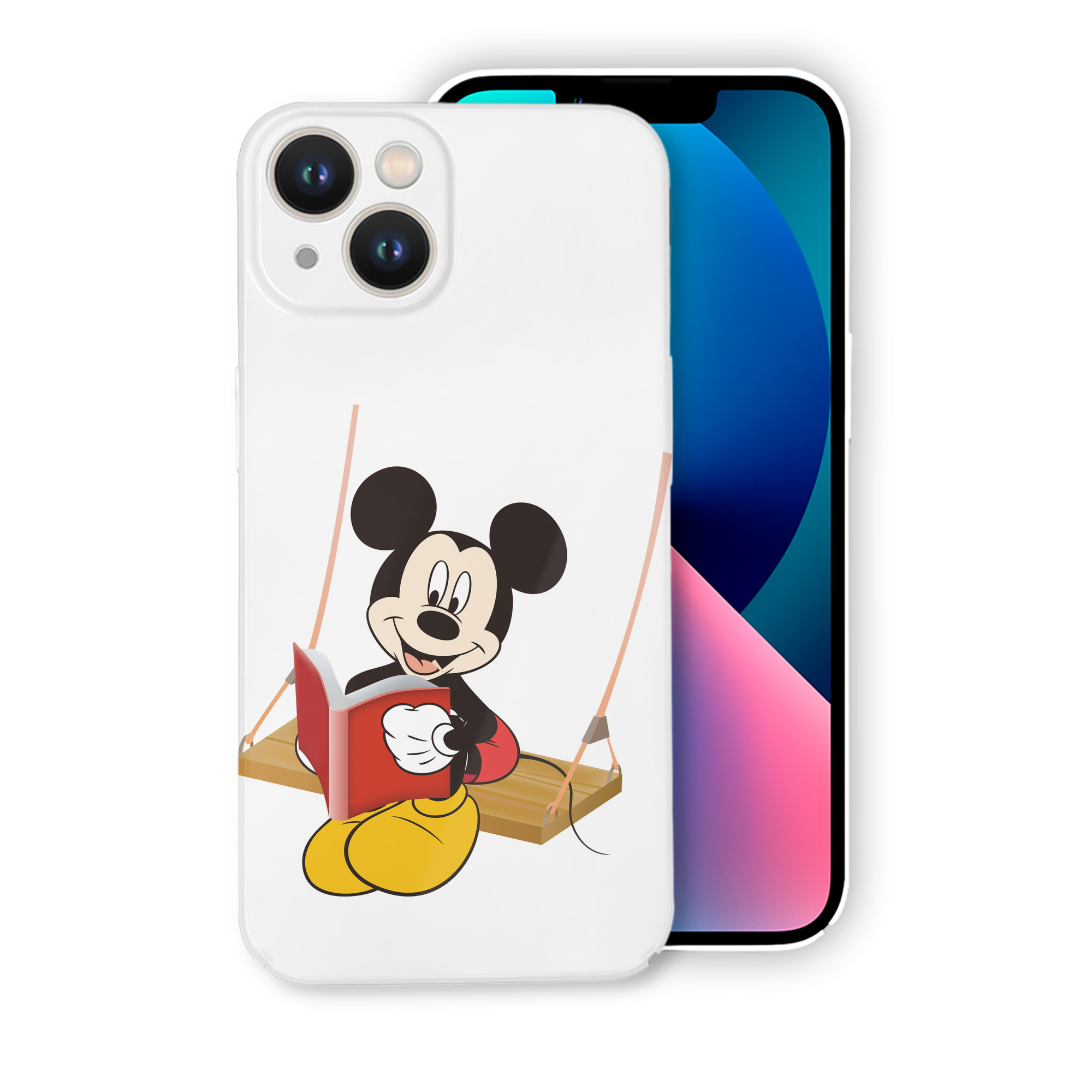 （画像用） ミッキーマウス Mickey Mouse 【iPhone 14シリーズ対応】ハードケース