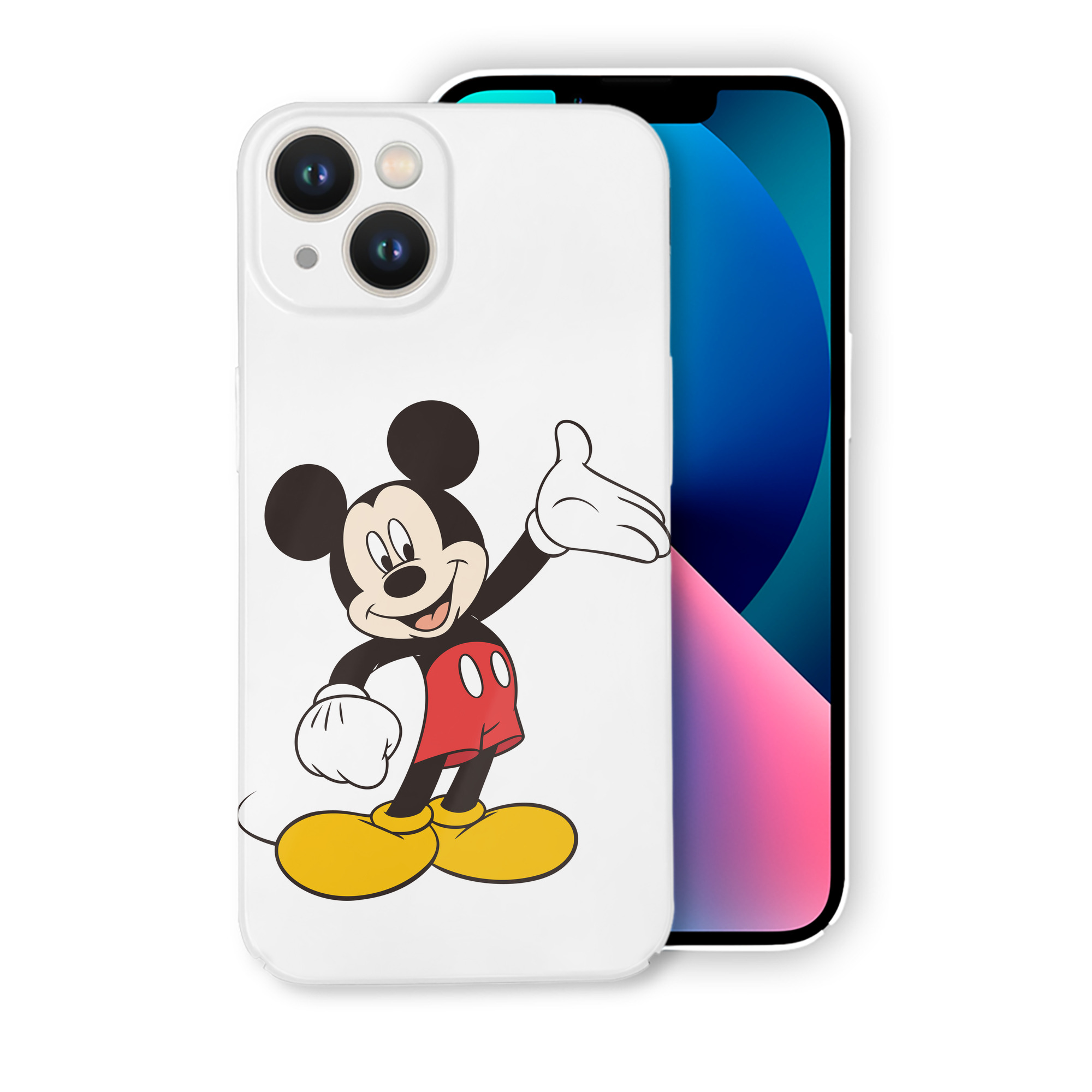 （画像用） ミッキーマウス Mickey Mouse 【iPhone 14シリーズ対応】ハードケース