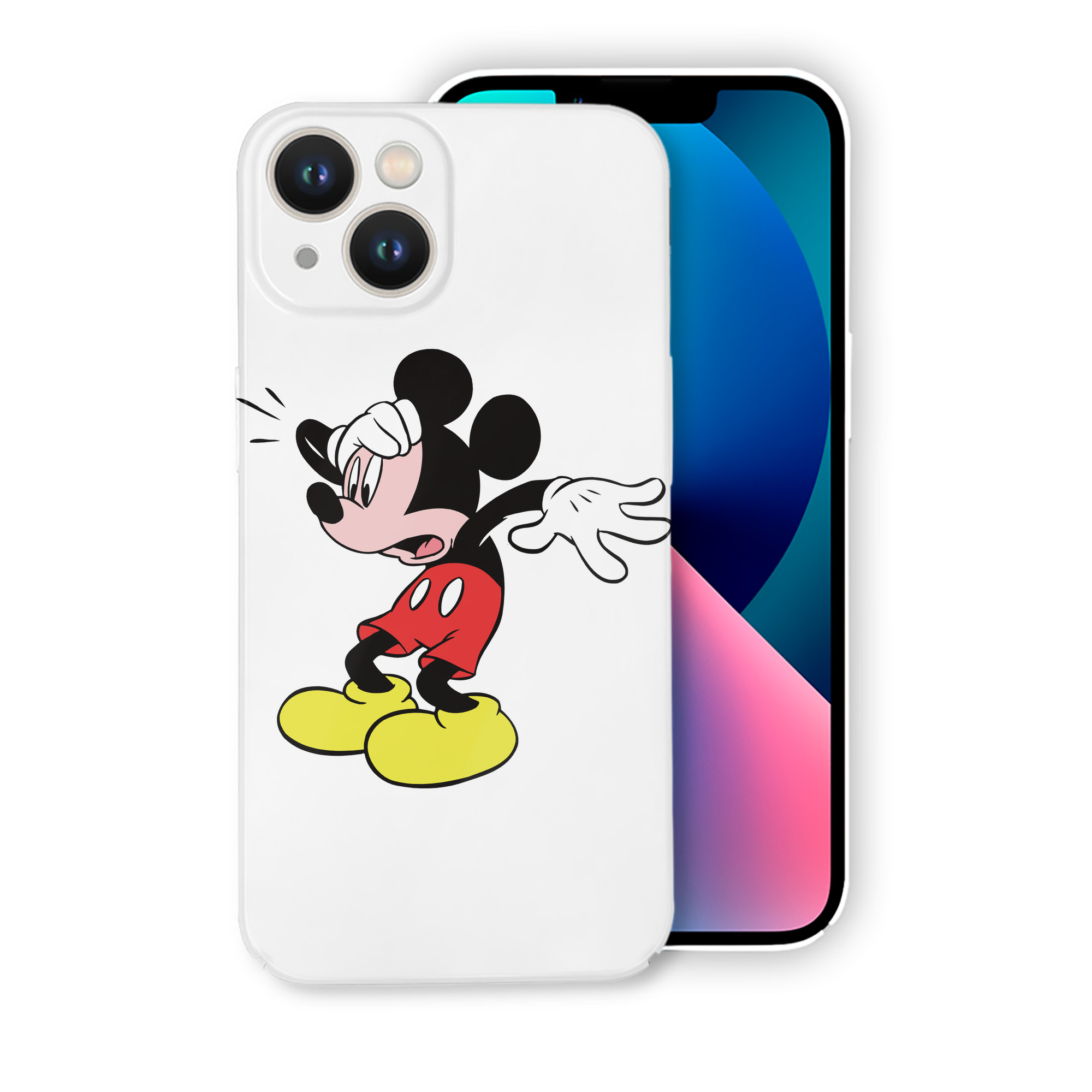（画像用） ミッキーマウス Mickey Mouse 【iPhone 14シリーズ対応】ハードケース