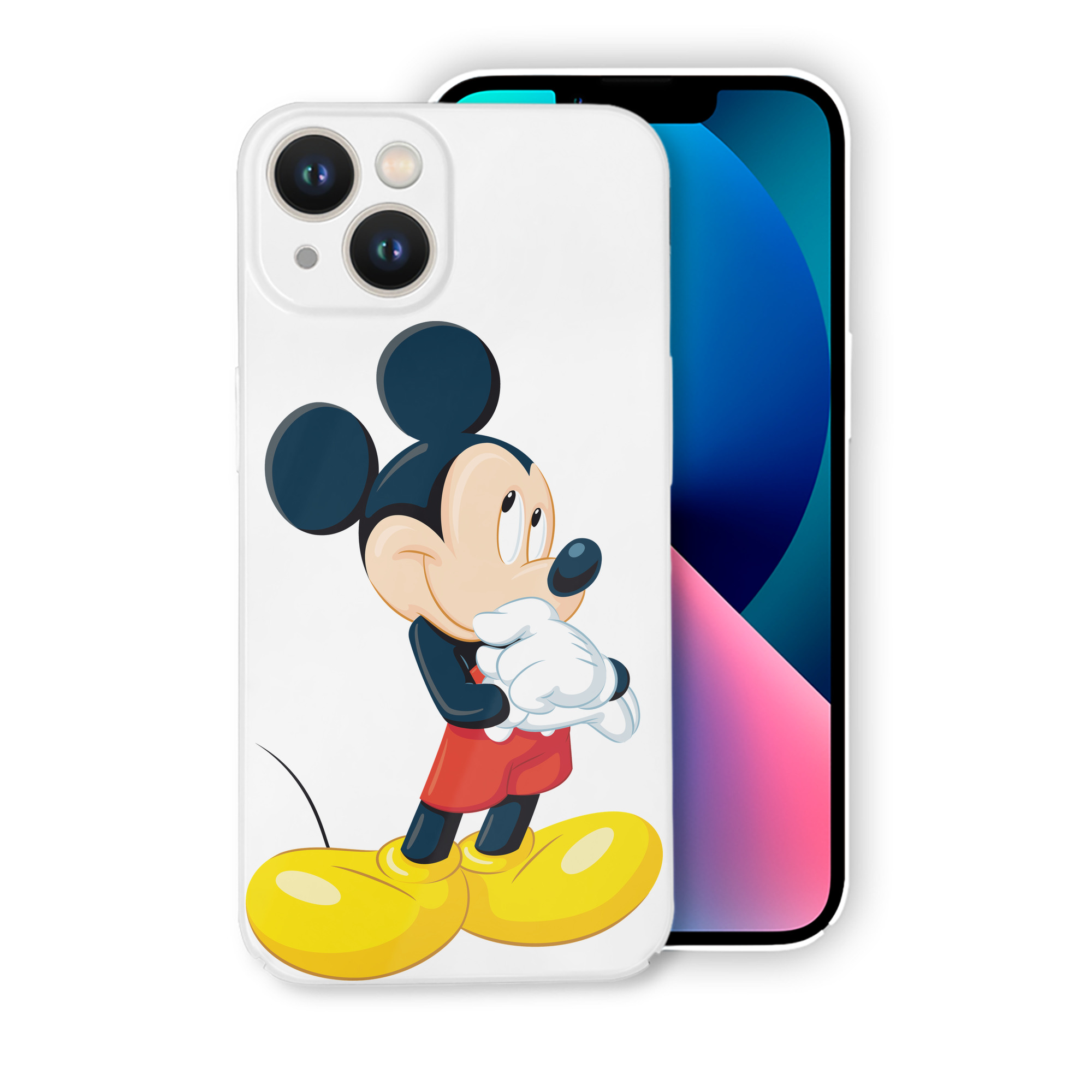 （画像用） ミッキーマウス Mickey Mouse 【iPhone 14シリーズ対応】ハードケース
