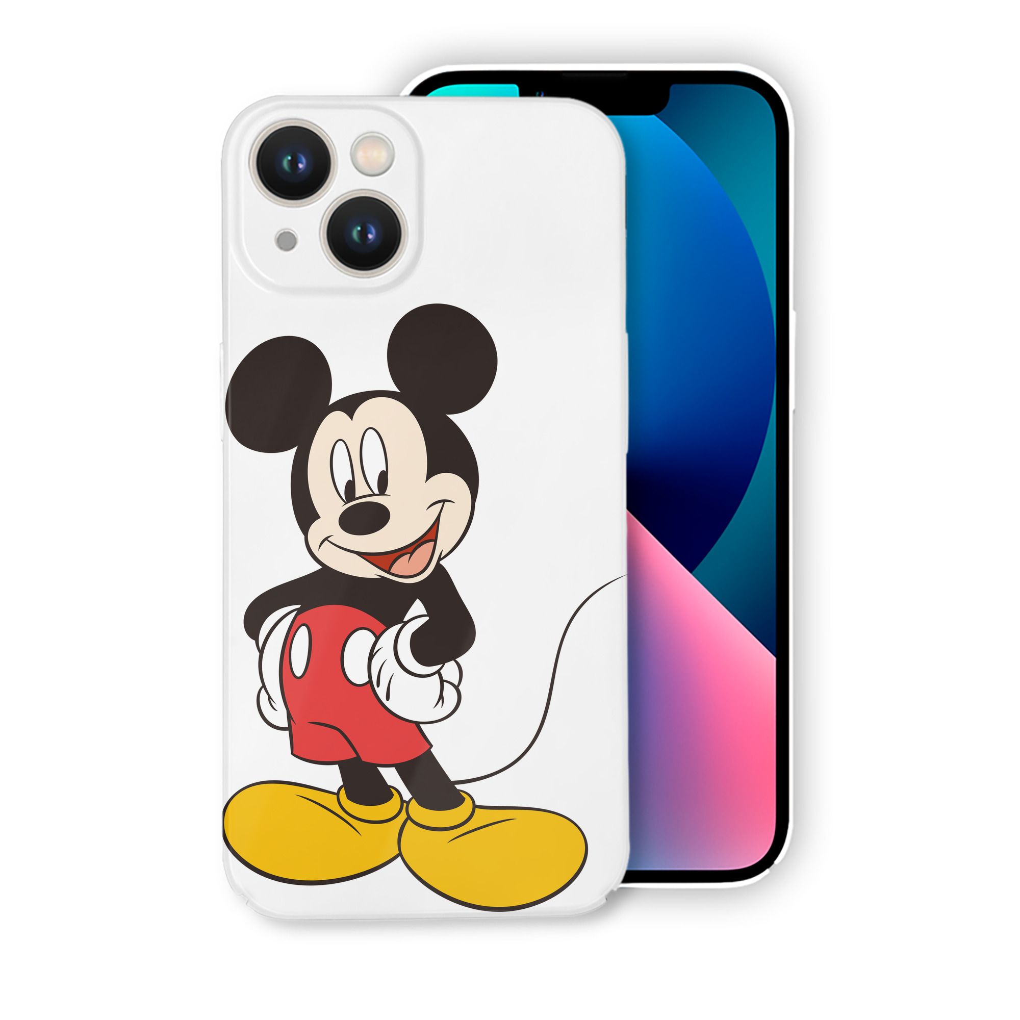 （画像用） ミッキーマウス Mickey Mouse 【iPhone 14シリーズ対応】ハードケース
