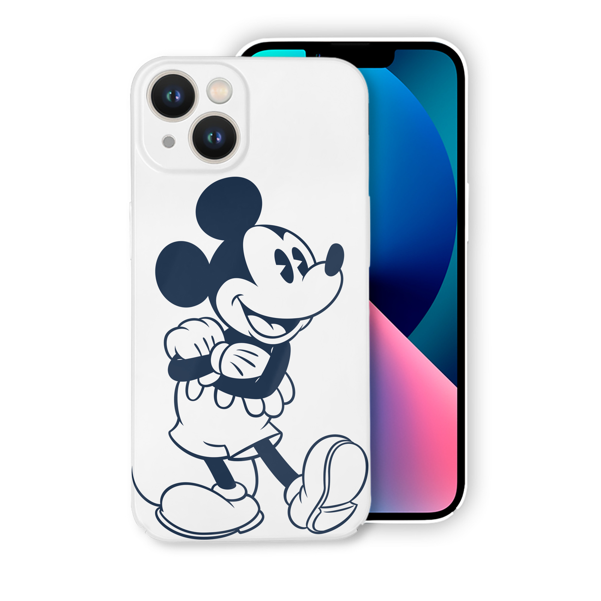 （画像用） ミッキーマウス Mickey Mouse 【iPhone 14シリーズ対応】ハードケース