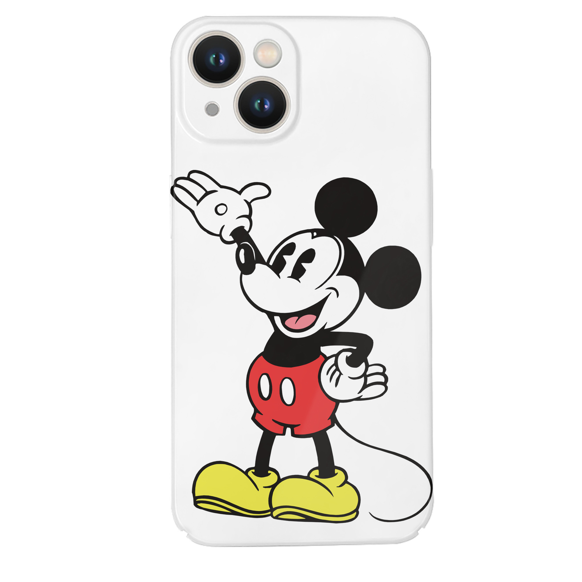 （画像用） ミッキーマウス Mickey Mouse 【iPhone 14シリーズ対応】ハードケース