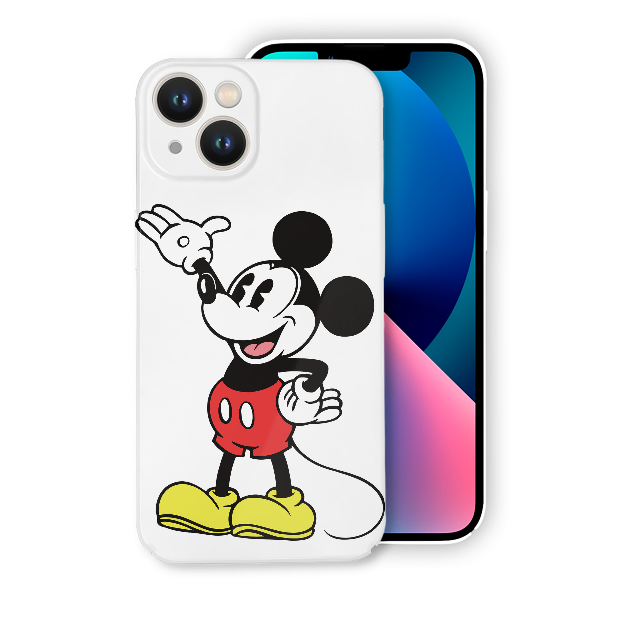 （画像用） ミッキーマウス Mickey Mouse 【iPhone 14シリーズ対応】ハードケース