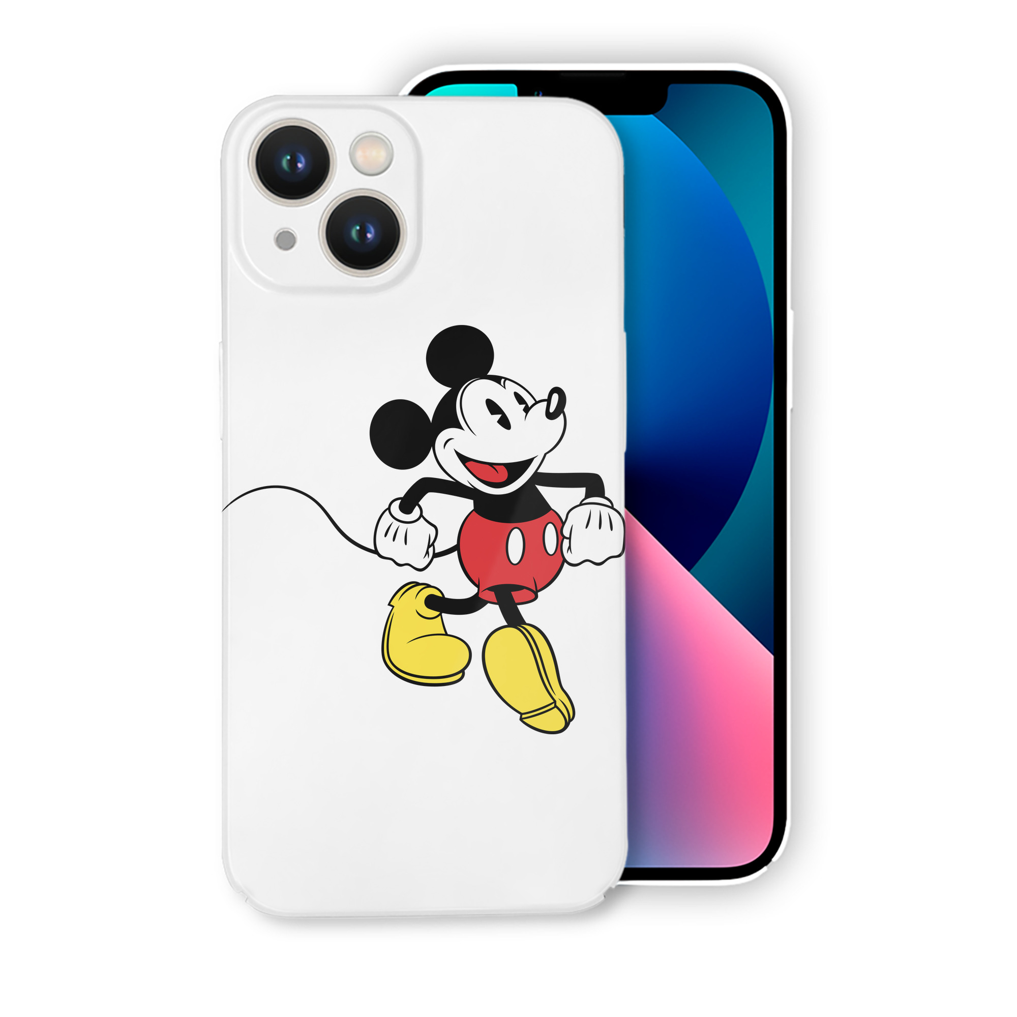 （画像用） ミッキーマウス Mickey Mouse 【iPhone 14シリーズ対応】ハードケース