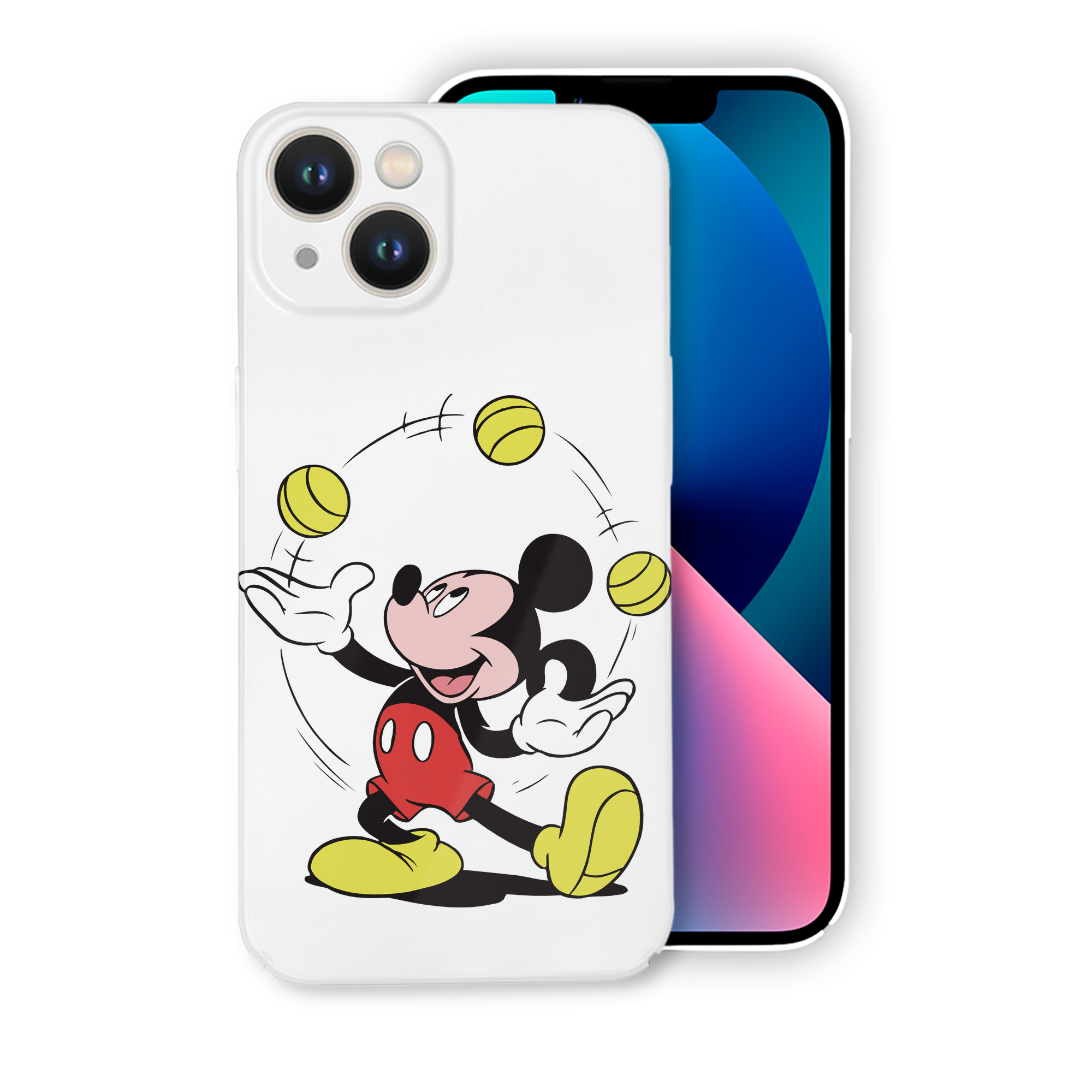 （画像用） ミッキーマウス Mickey Mouse 【iPhone 14シリーズ対応】ハードケース