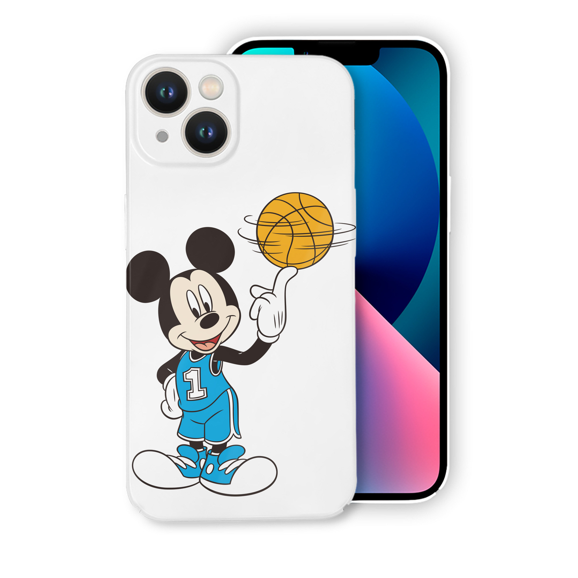 （画像用） ミッキーマウス Mickey Mouse 【iPhone 14シリーズ対応】ハードケース