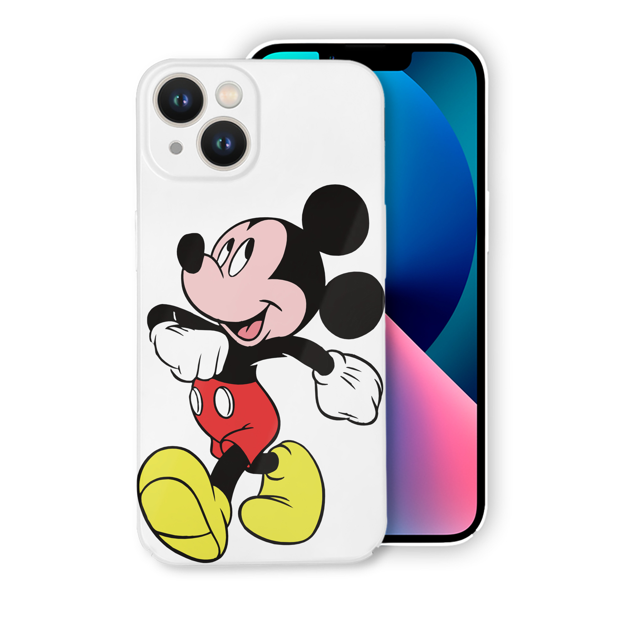 （画像用） ミッキーマウス Mickey Mouse 【iPhone 14シリーズ対応】ハードケース