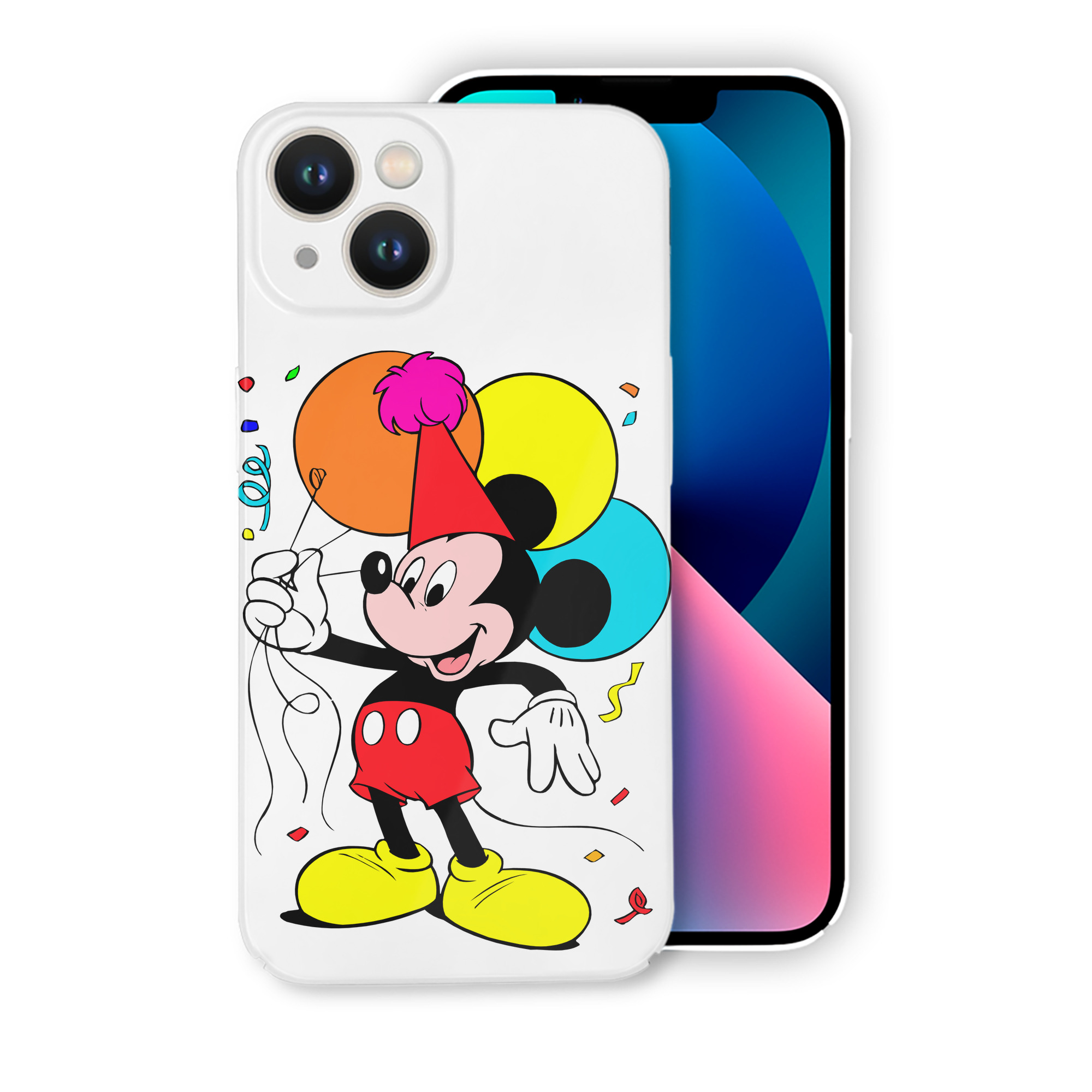 （画像用） ミッキーマウス Mickey Mouse 【iPhone 14シリーズ対応】ハードケース