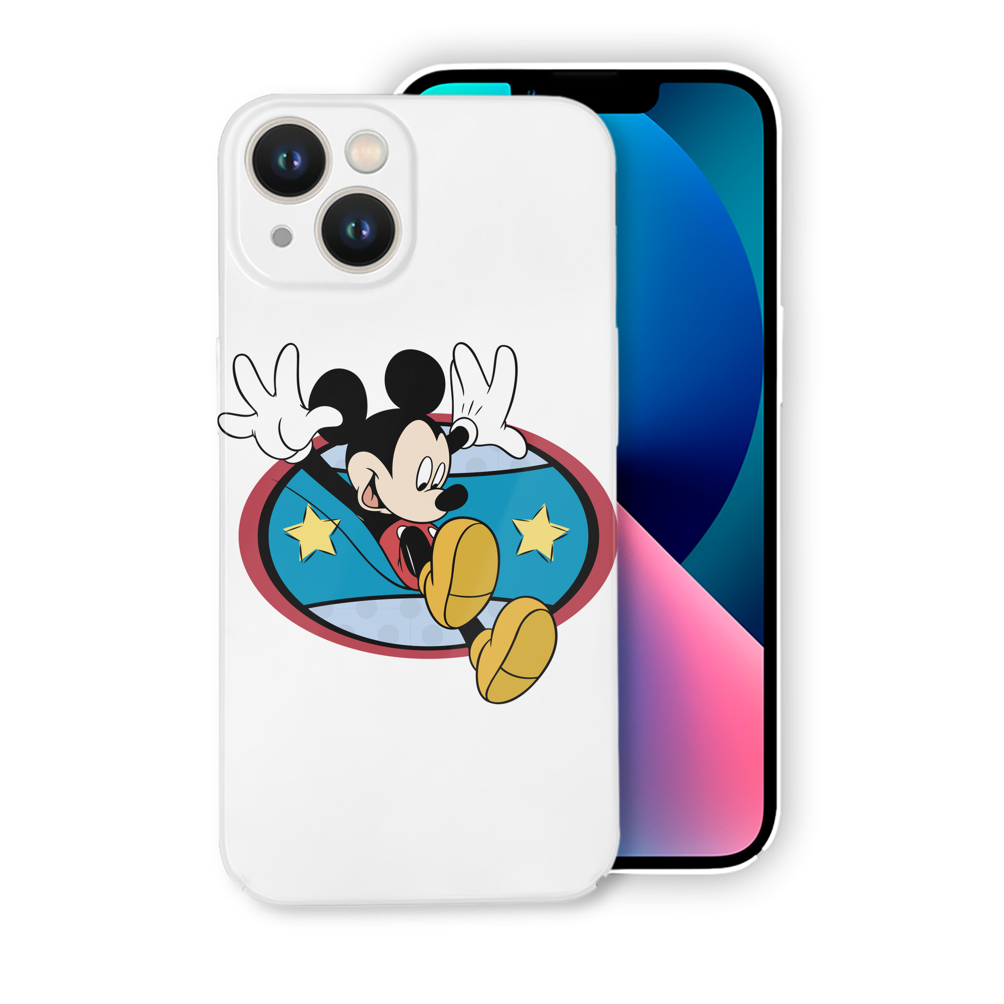 （画像用） ミッキーマウス Mickey Mouse 【iPhone 14シリーズ対応】ハードケース