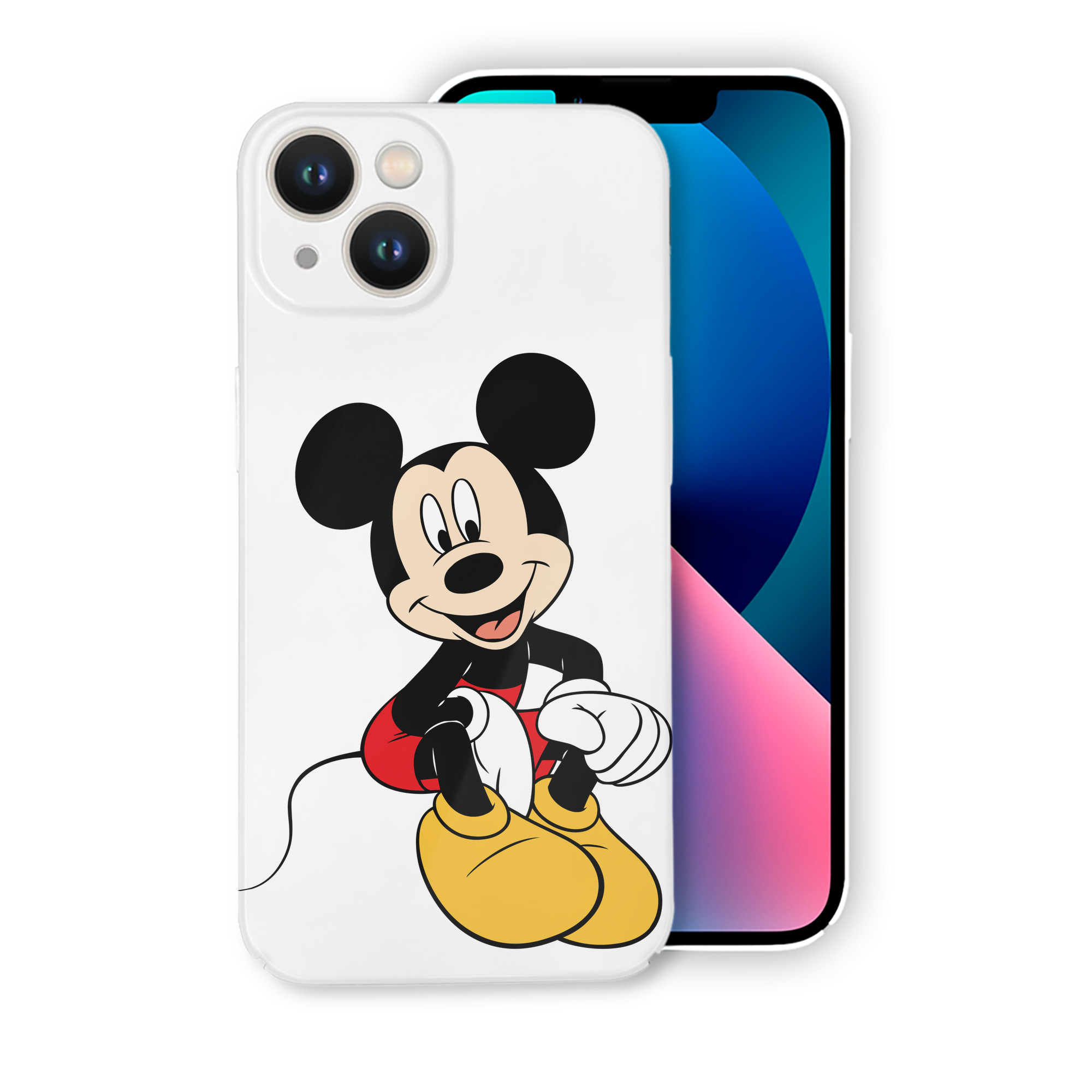 （画像用） ミッキーマウス Mickey Mouse 【iPhone 14シリーズ対応】ハードケース
