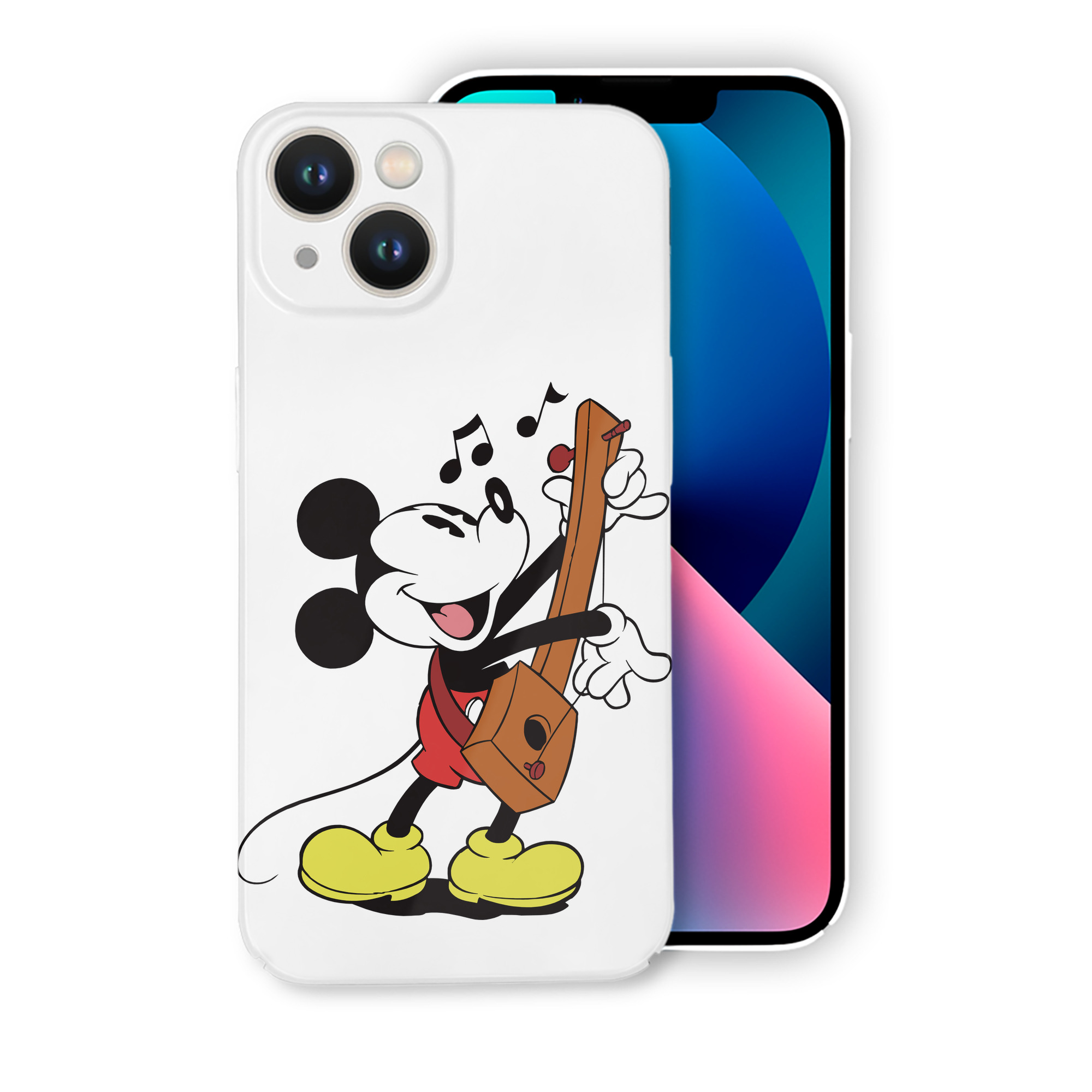 （画像用） ミッキーマウス Mickey Mouse 【iPhone 14シリーズ対応】ハードケース