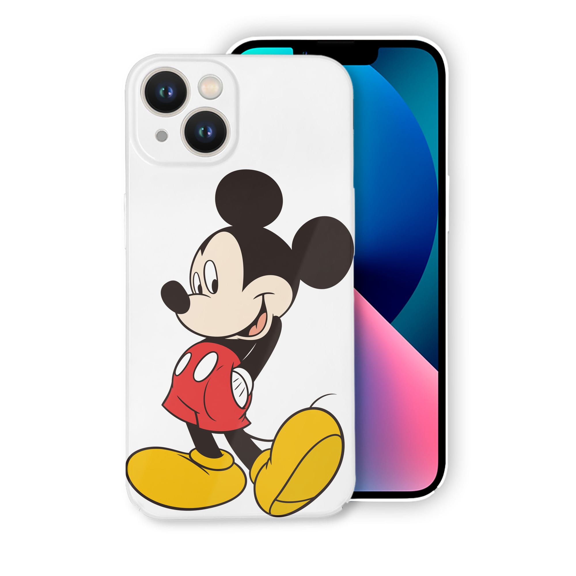 （画像用） ミッキーマウス Mickey Mouse 【iPhone 14シリーズ対応】ハードケース