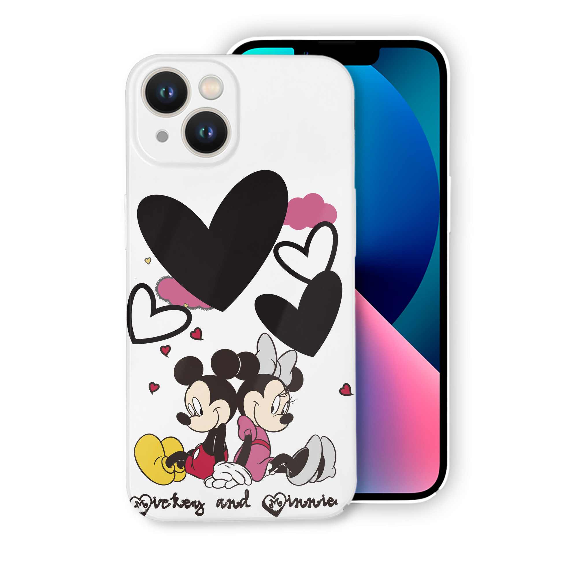 （画像用） ミッキーマウス Mickey Mouse 【iPhone 14シリーズ対応】ハードケース