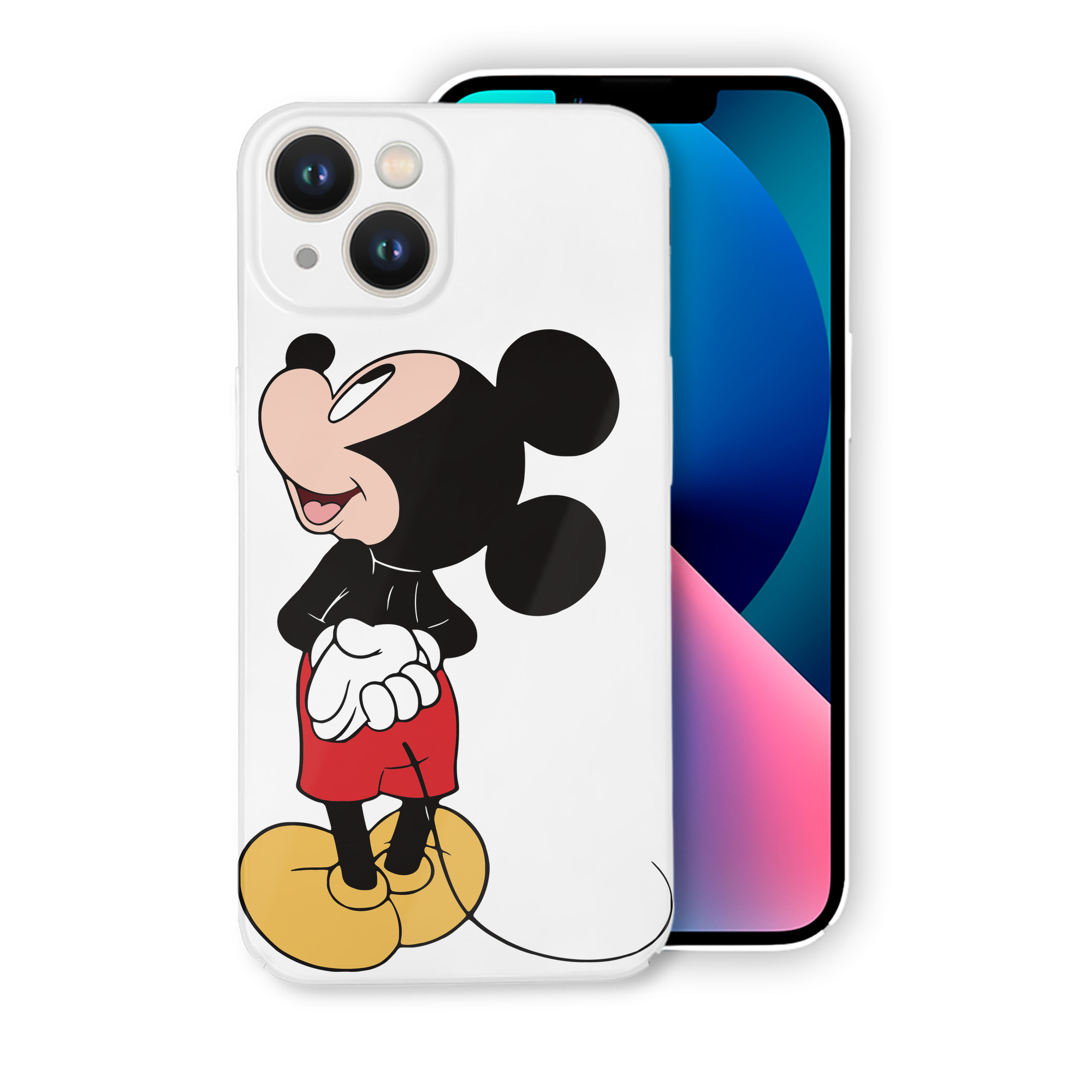 （画像用） ミッキーマウス Mickey Mouse 【iPhone 14シリーズ対応】ハードケース