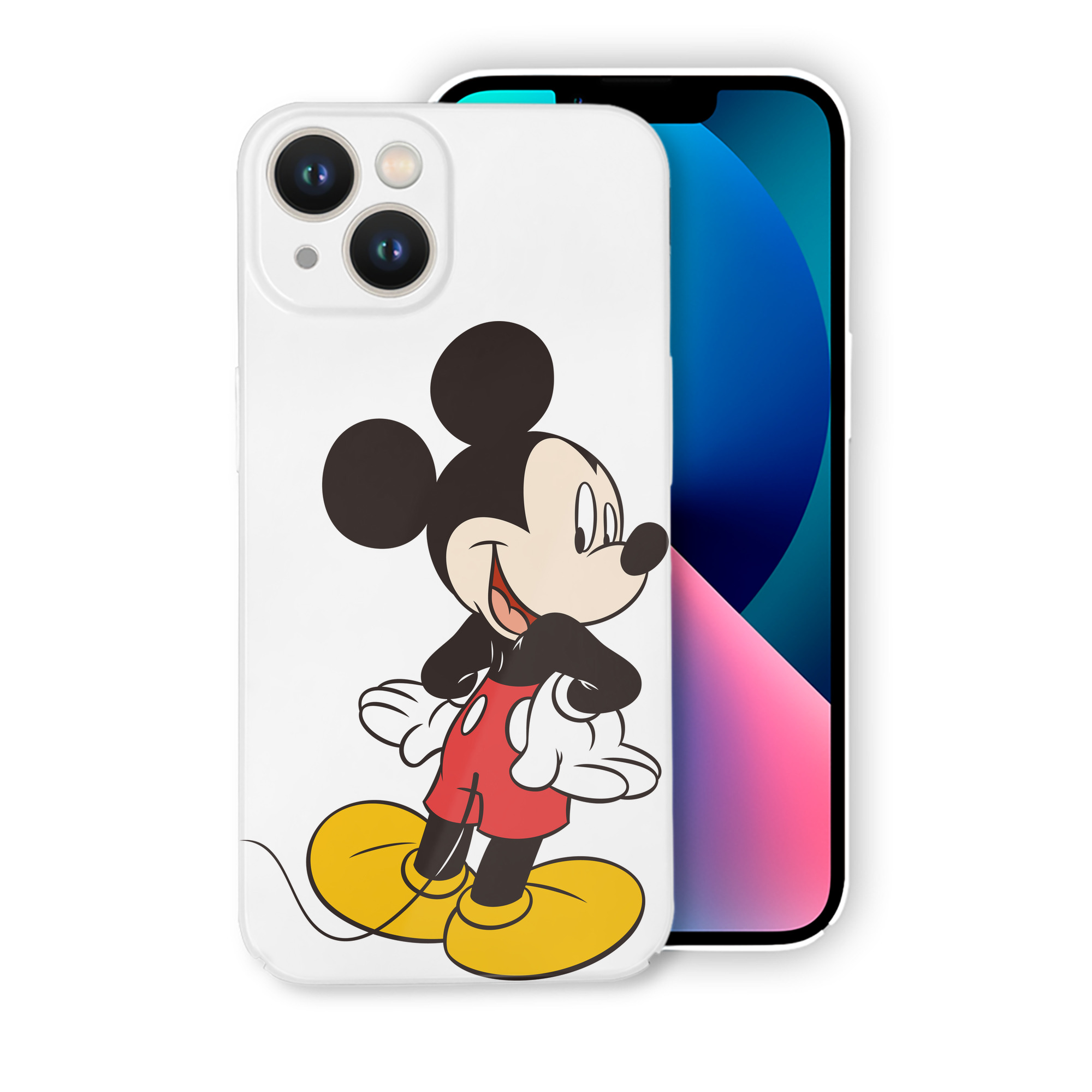 （画像用） ミッキーマウス Mickey Mouse 【iPhone 14シリーズ対応】ハードケース