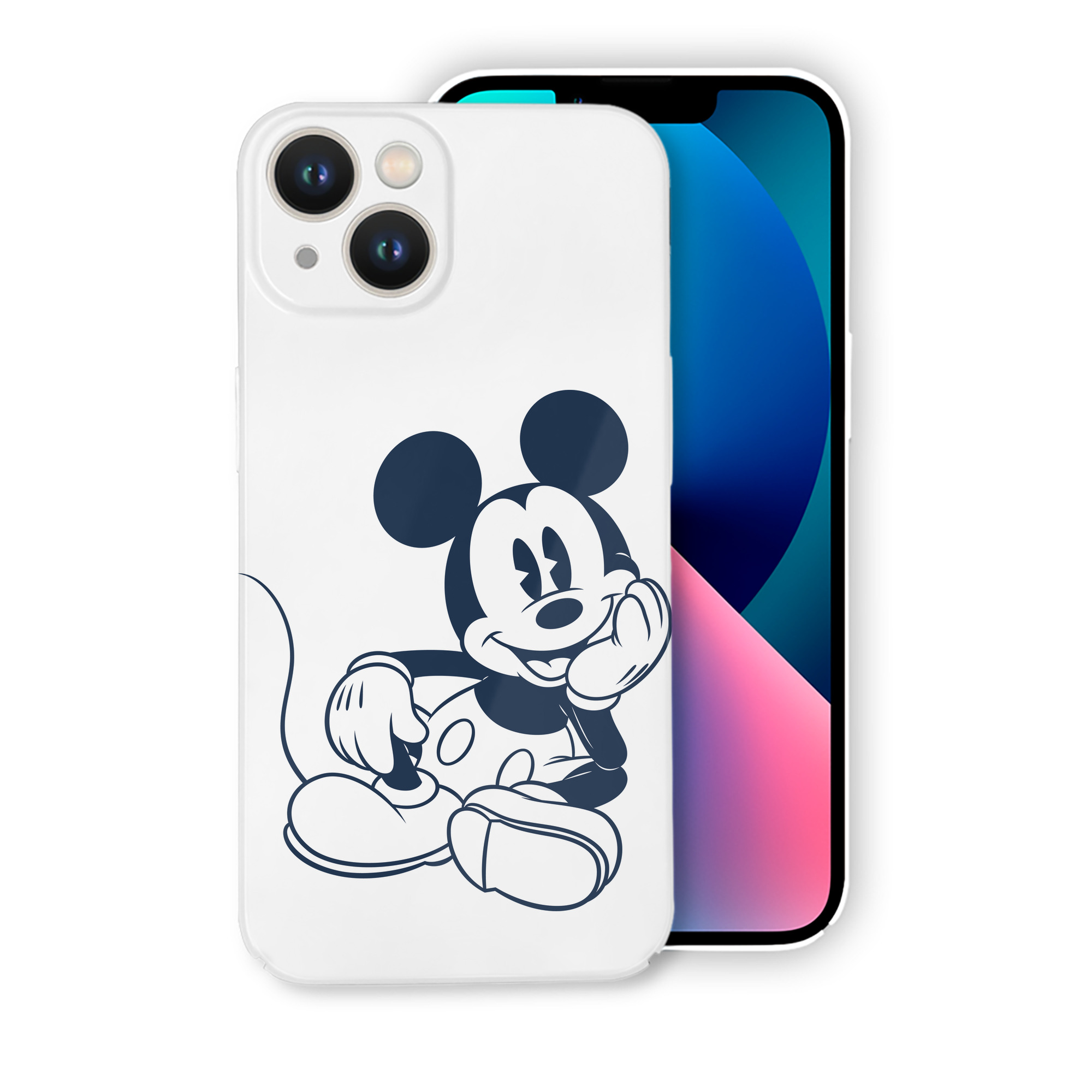 （画像用） ミッキーマウス Mickey Mouse 【iPhone 14シリーズ対応】ハードケース