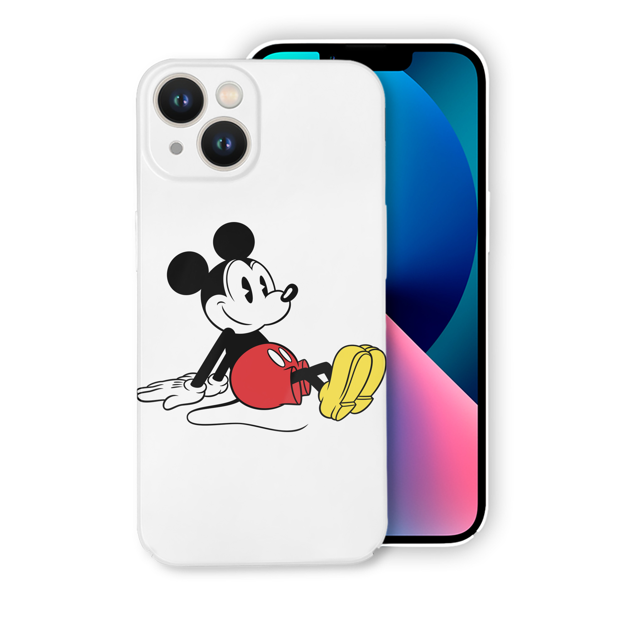 （画像用） ミッキーマウス Mickey Mouse 【iPhone 14シリーズ対応】ハードケース