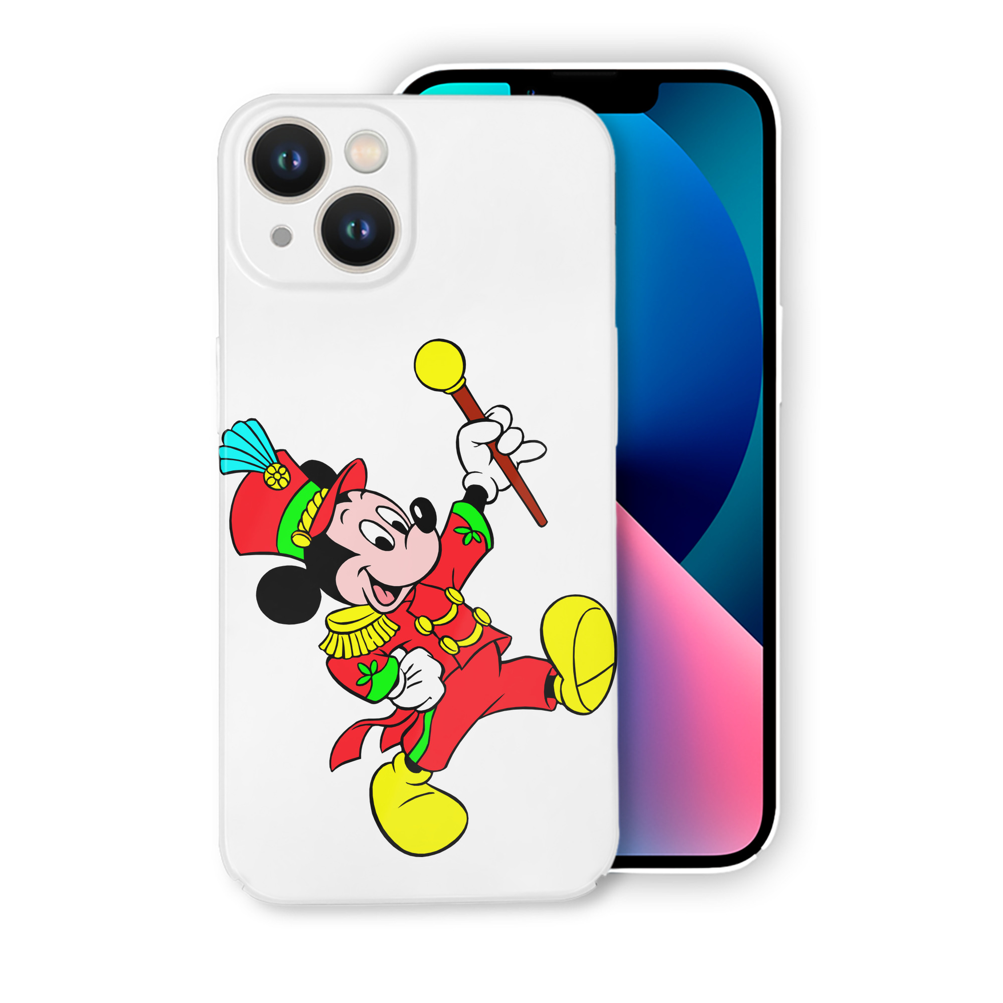 （画像用） ミッキーマウス Mickey Mouse 【iPhone 14シリーズ対応】ハードケース