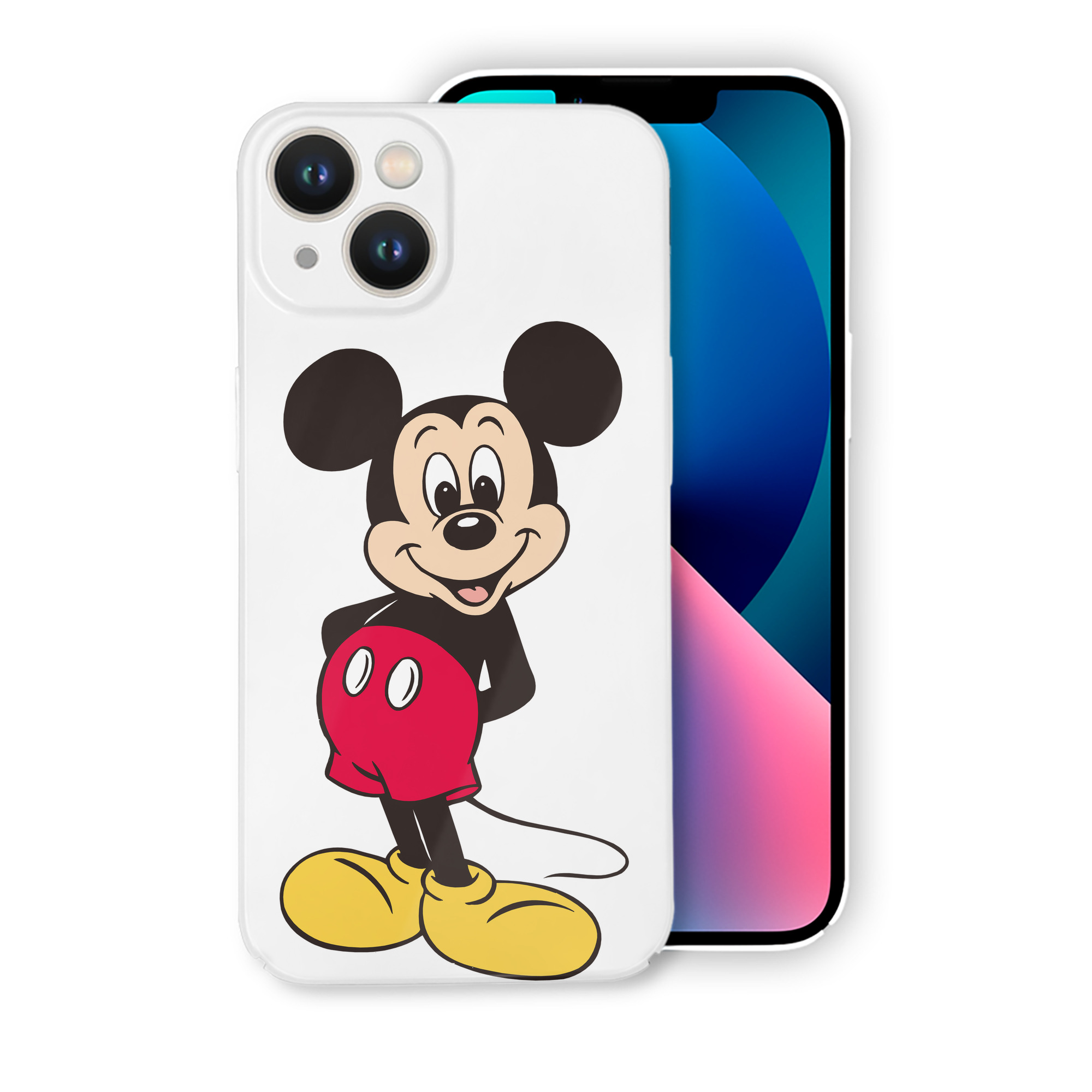 （画像用） ミッキーマウス Mickey Mouse 【iPhone 14シリーズ対応】ハードケース