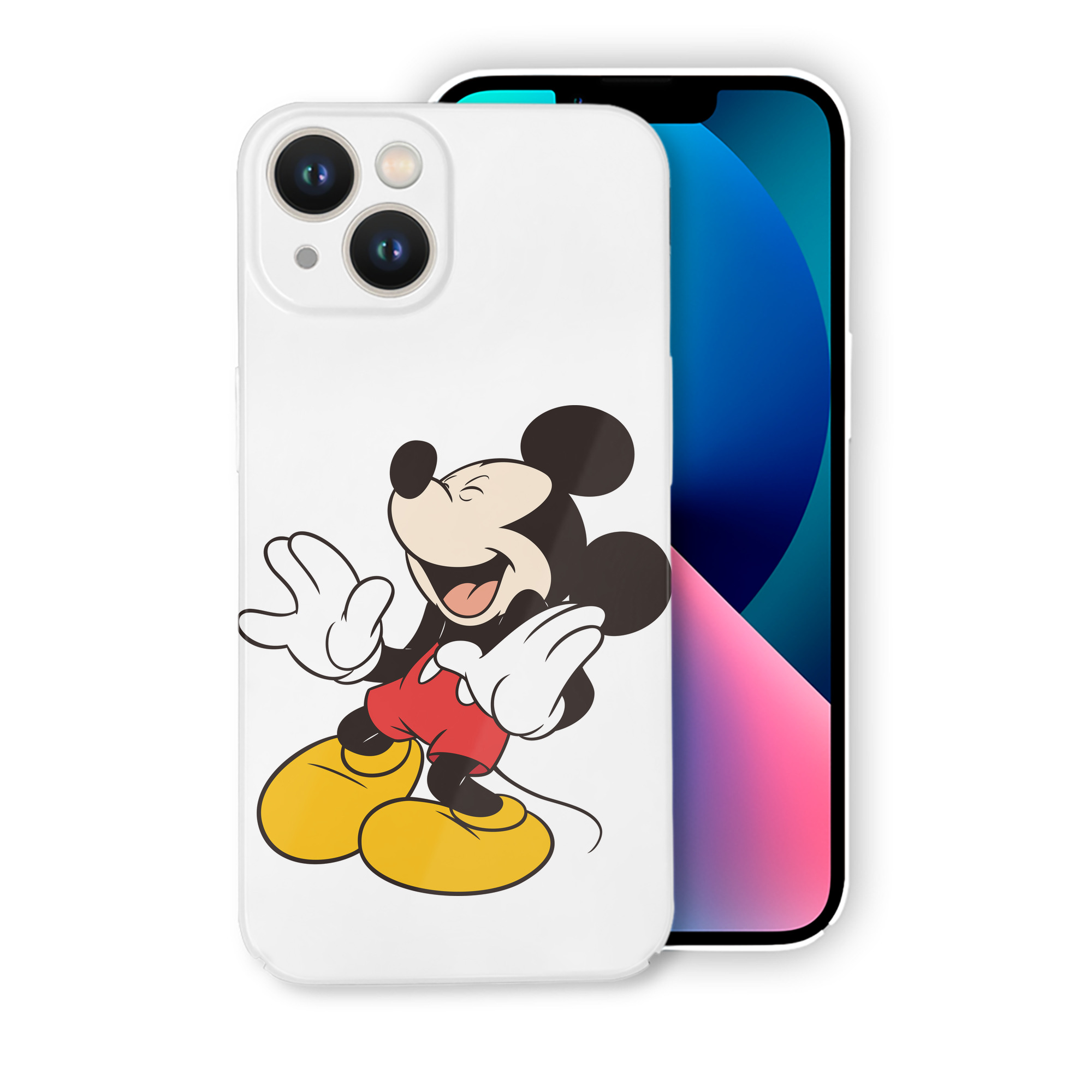 （画像用） ミッキーマウス Mickey Mouse 【iPhone 14シリーズ対応】ハードケース