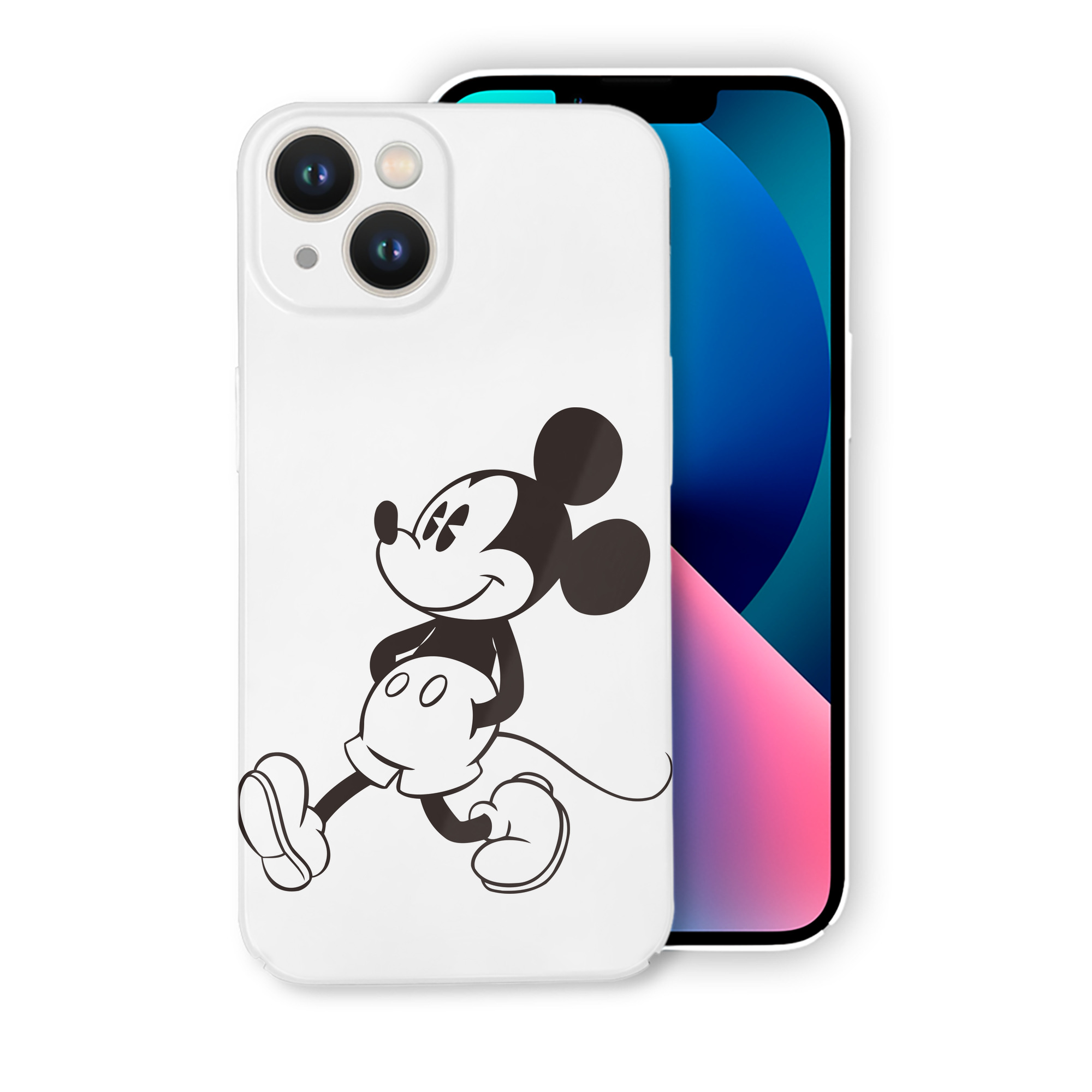 （画像用） ミッキーマウス Mickey Mouse 【iPhone 14シリーズ対応】ハードケース