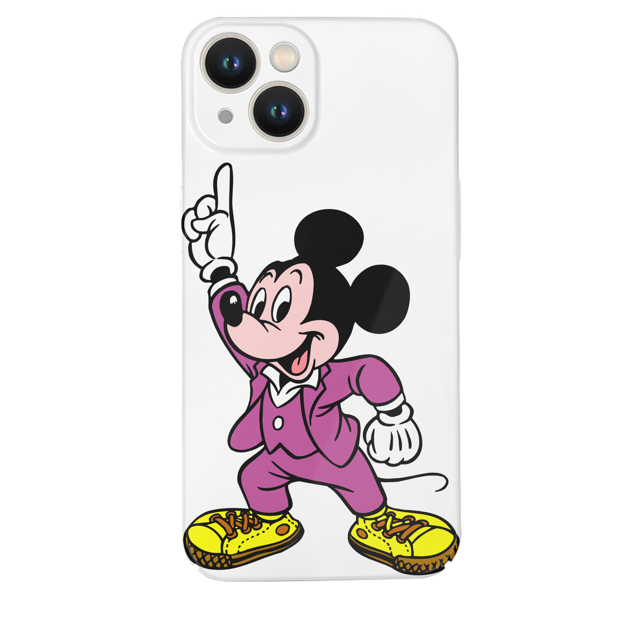 （画像用） ミッキーマウス Mickey Mouse 【iPhone 14シリーズ対応】ハードケース