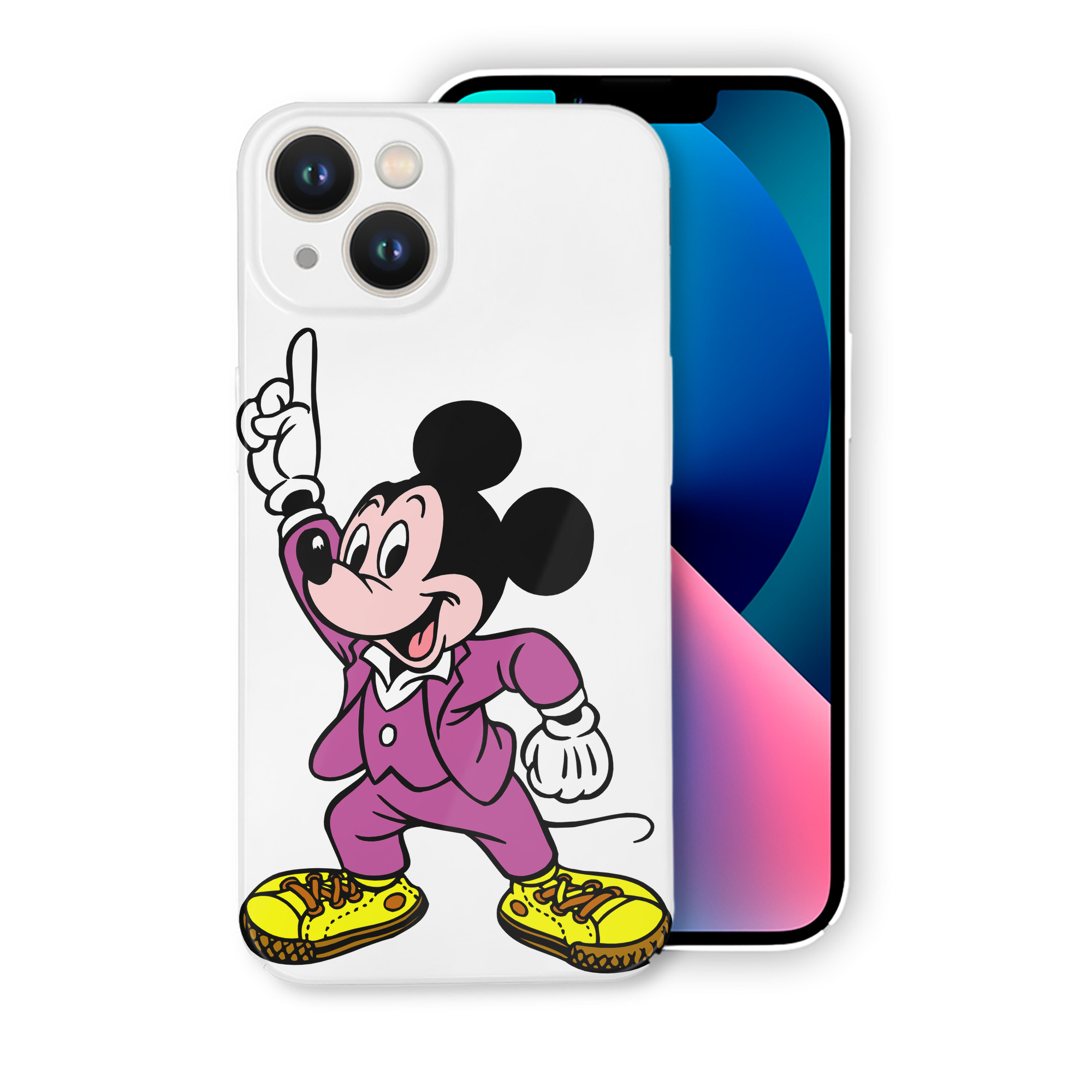 （画像用） ミッキーマウス Mickey Mouse 【iPhone 14シリーズ対応】ハードケース