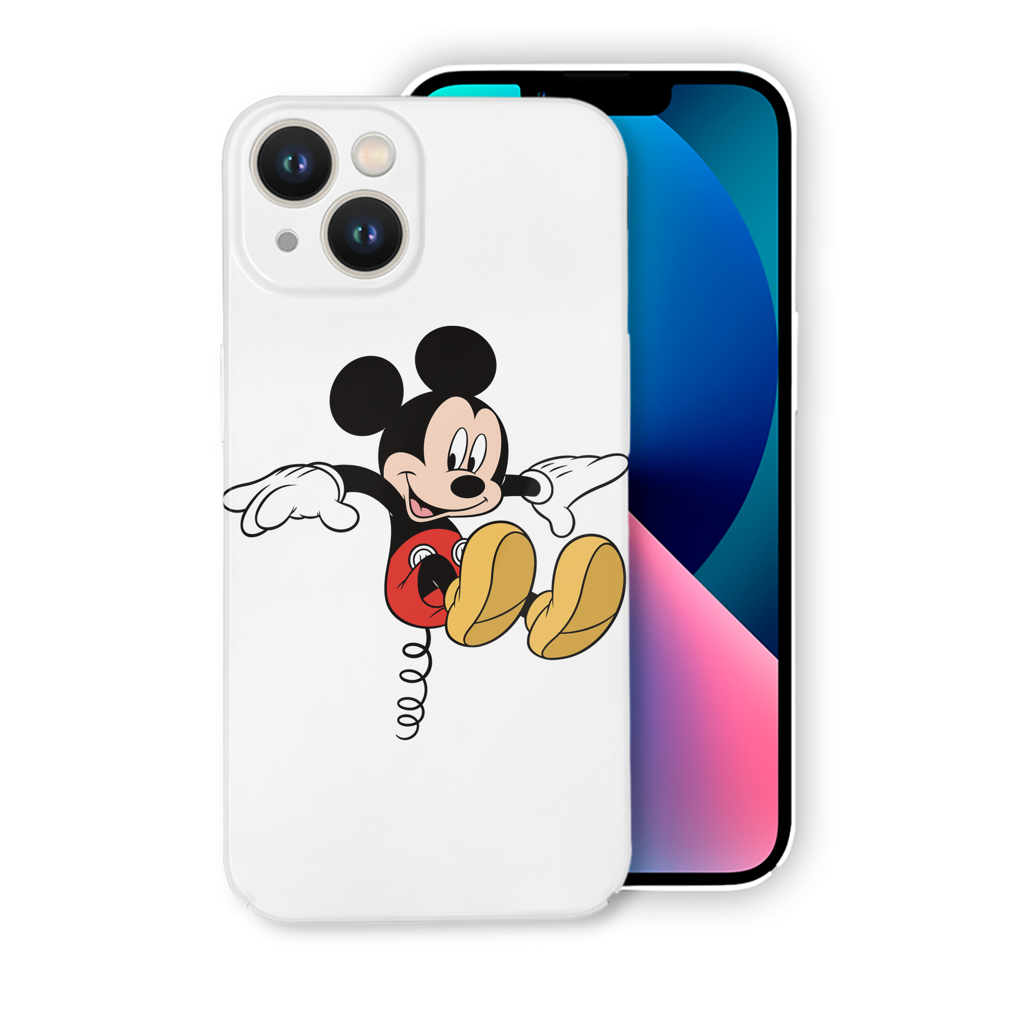 （画像用） ミッキーマウス Mickey Mouse 【iPhone 14シリーズ対応】ハードケース
