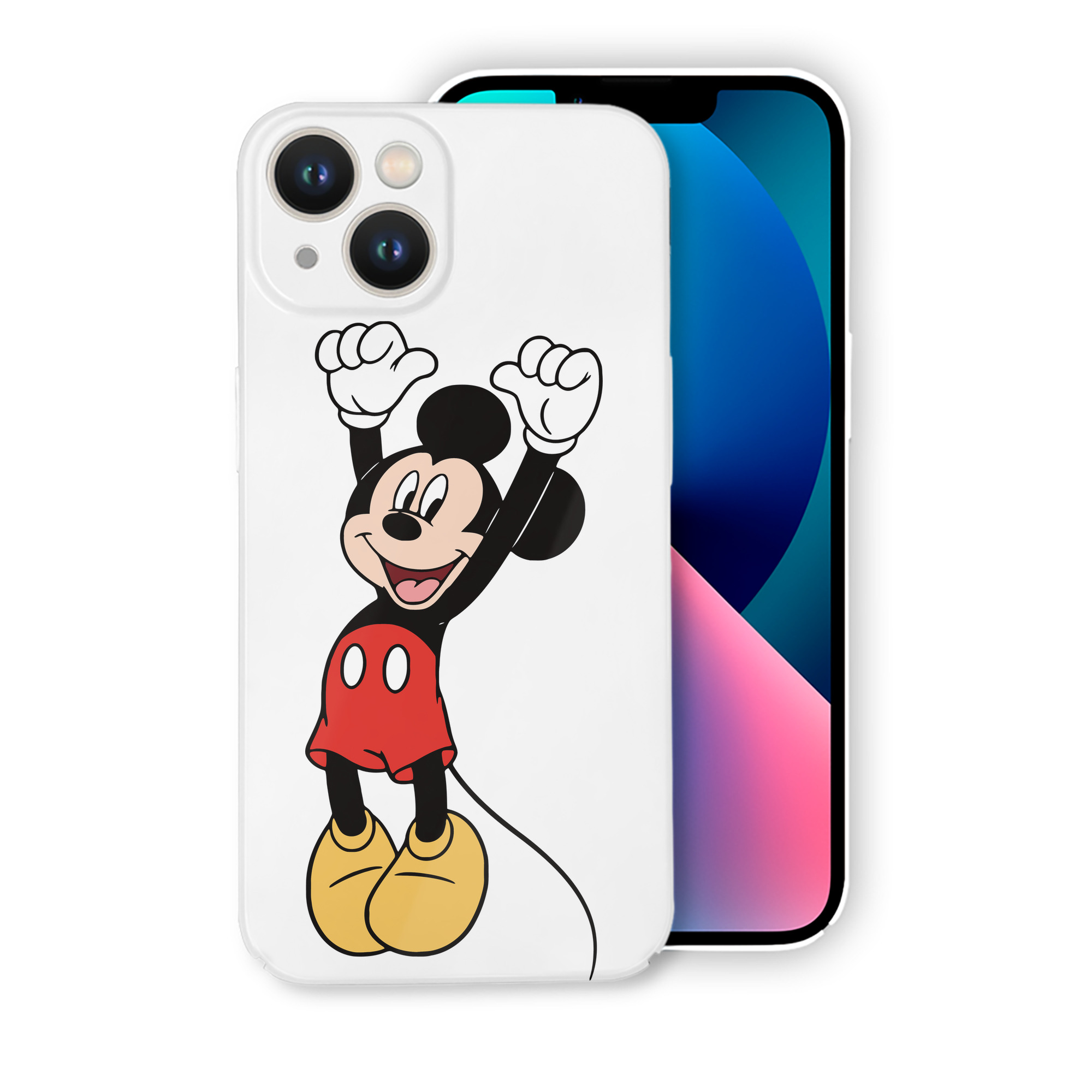 （画像用） ミッキーマウス Mickey Mouse 【iPhone 14シリーズ対応】ハードケース