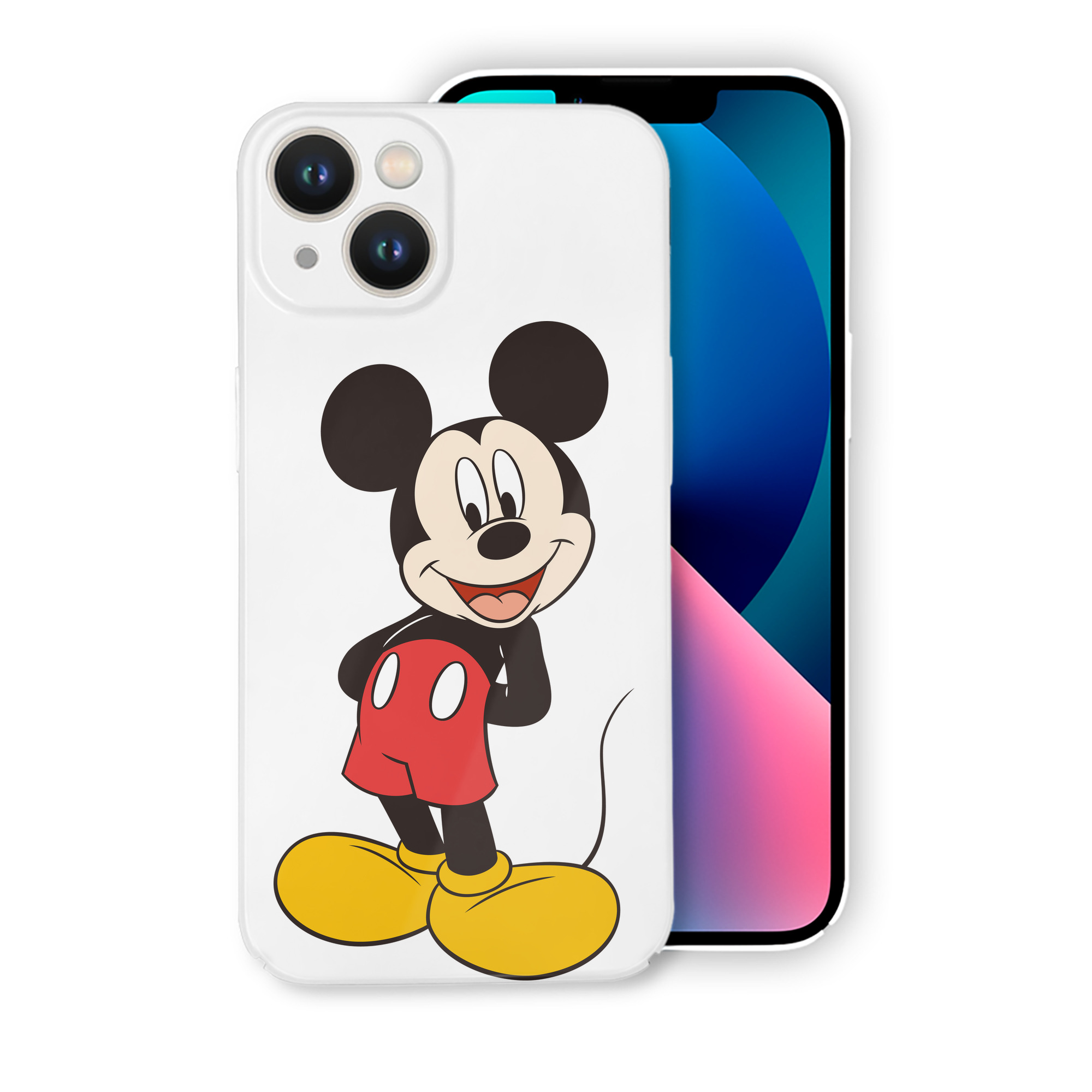 （画像用） ミッキーマウス Mickey Mouse 【iPhone 14シリーズ対応】ハードケース