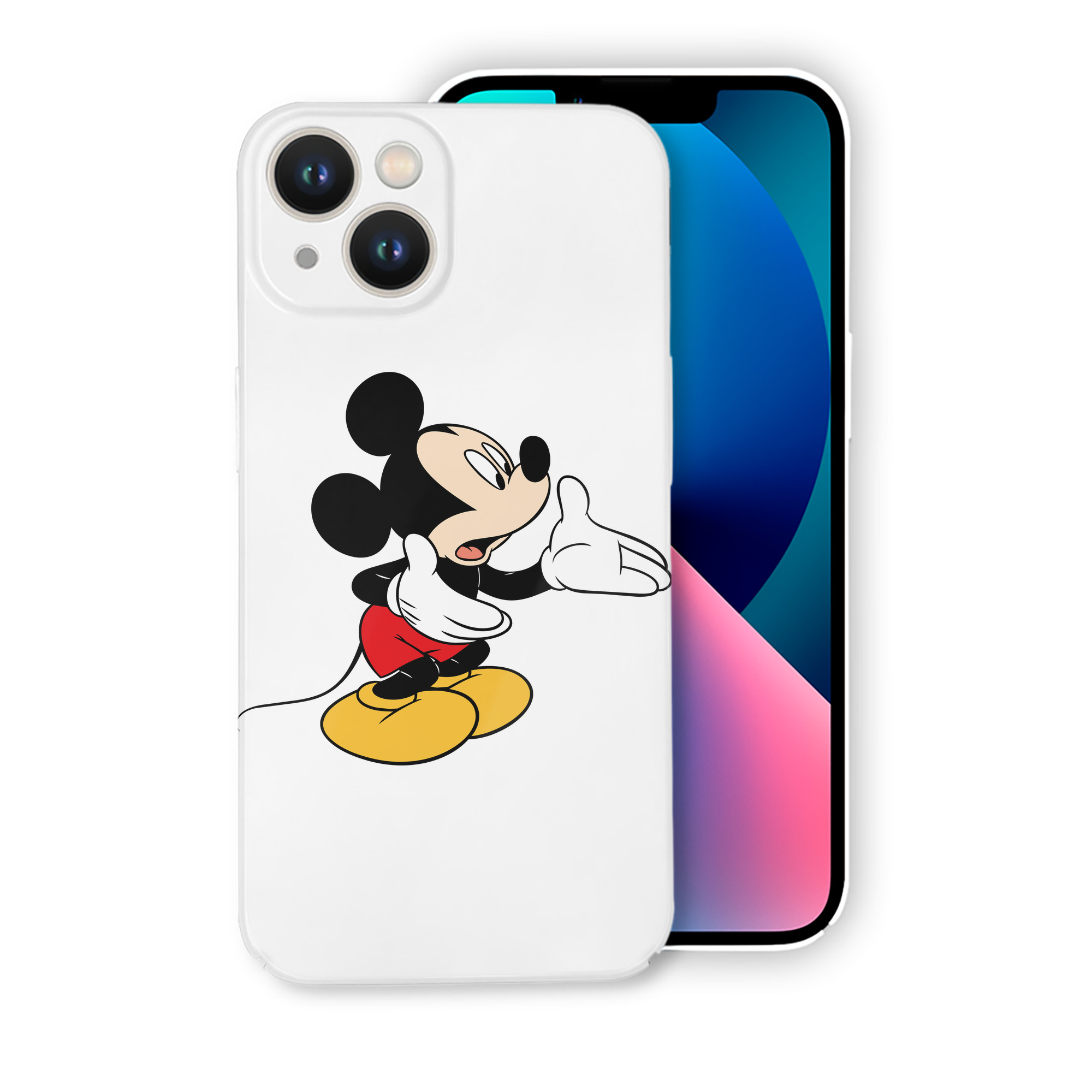 （画像用） ミッキーマウス Mickey Mouse 【iPhone 14シリーズ対応】ハードケース